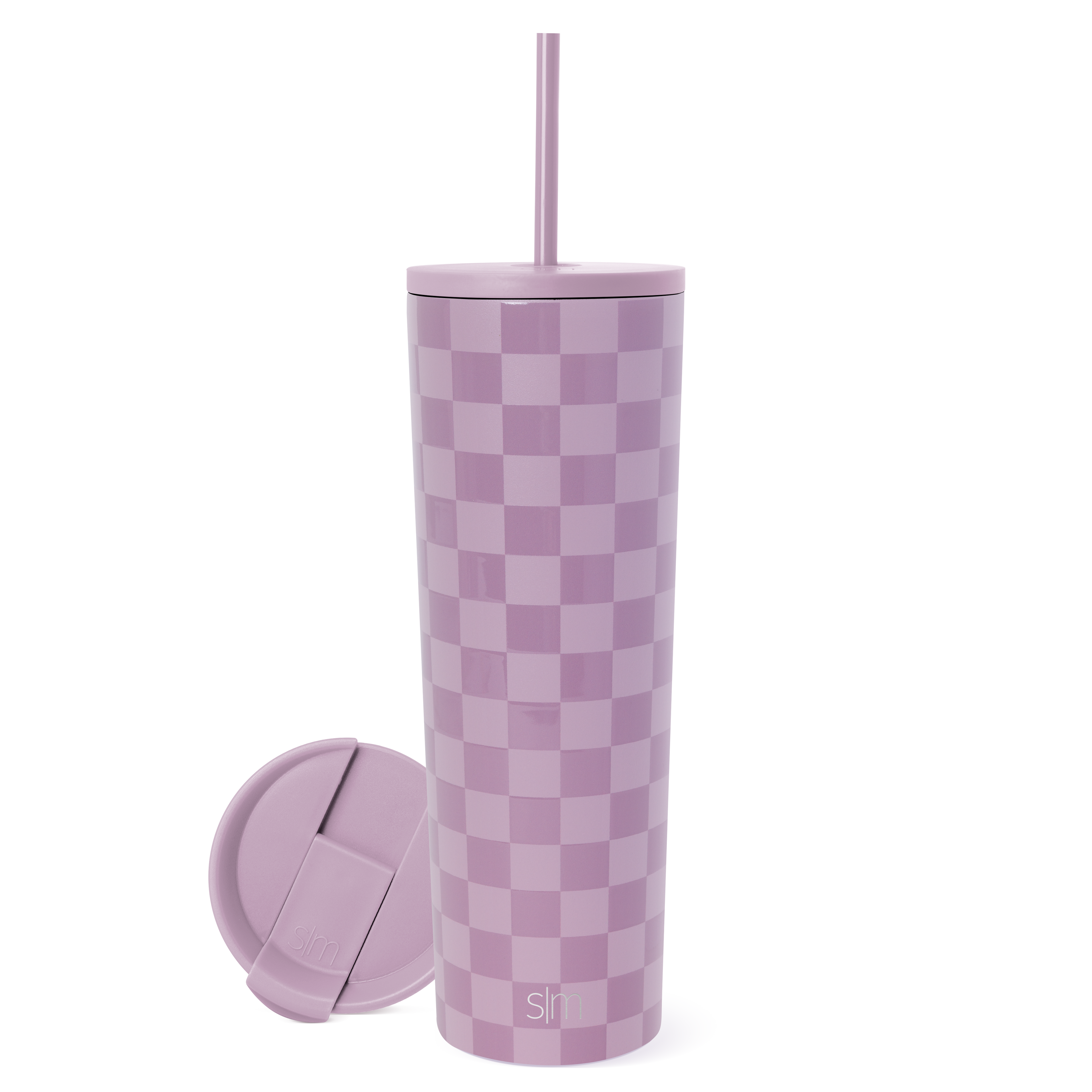 Classic Tumbler - 28oz / Lavender Checkmate