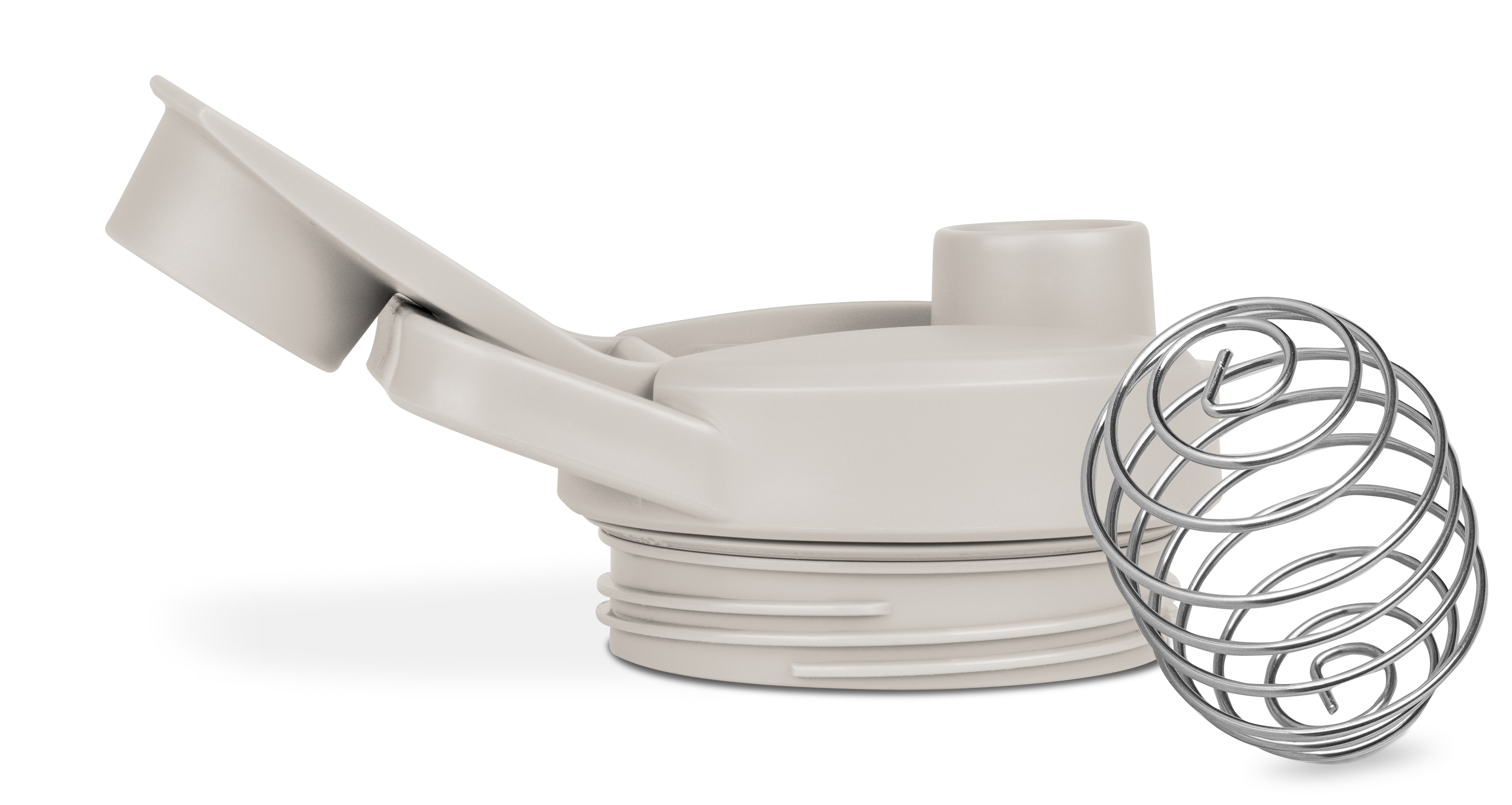 Protein Shaker Lid With Ball - Almond Birch