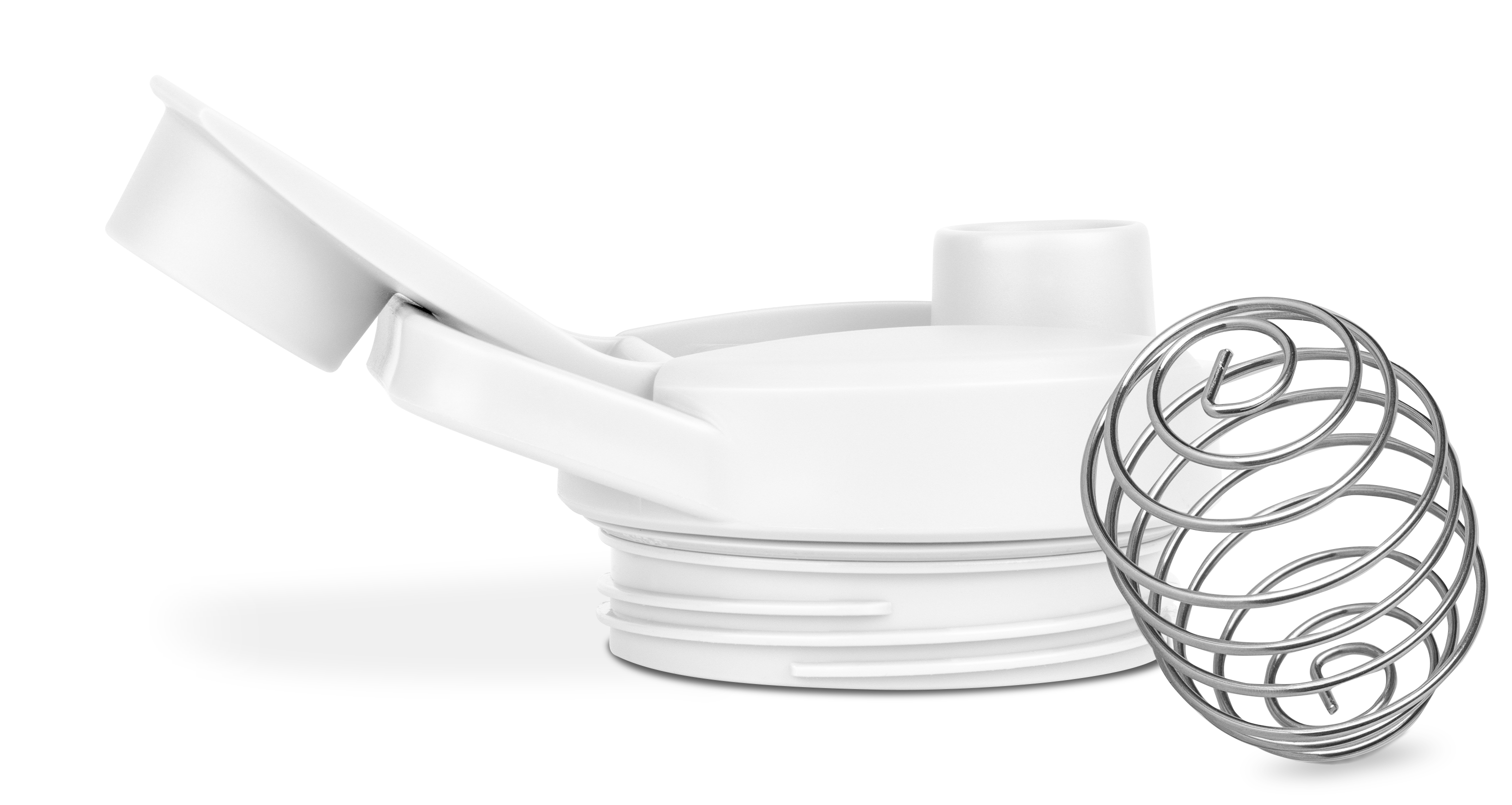 Protein Shaker Lid With Ball - Winter White