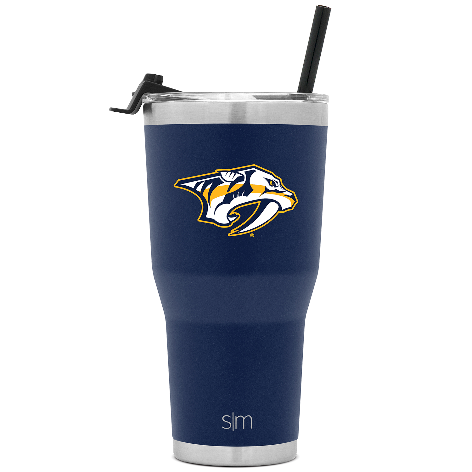 NHLÂ® Cruiser Insulated Tumbler with Flip Lid and Straw - 30oz - Nashville Predators