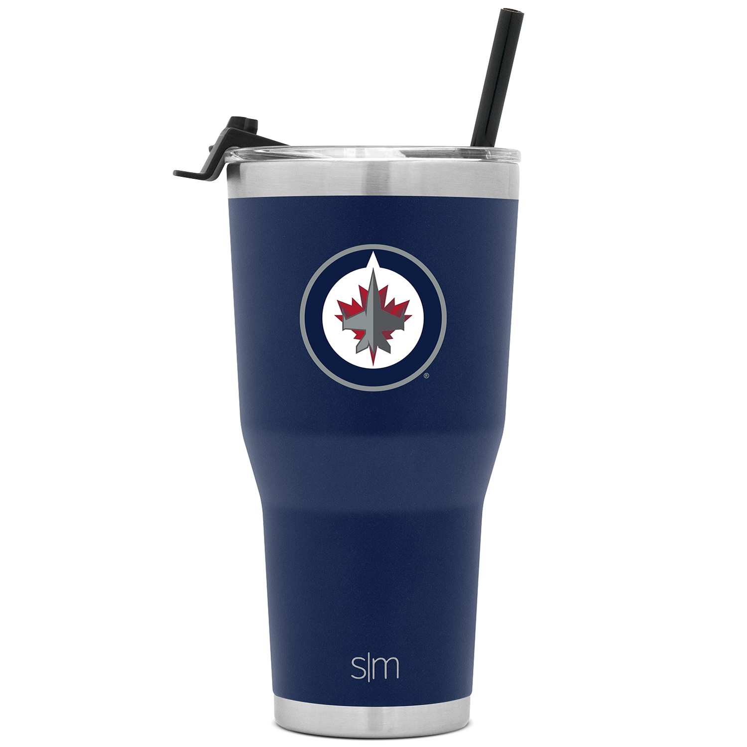 NHLÂ® Cruiser Insulated Tumbler with Flip Lid and Straw - 30oz - Winnipeg Jets