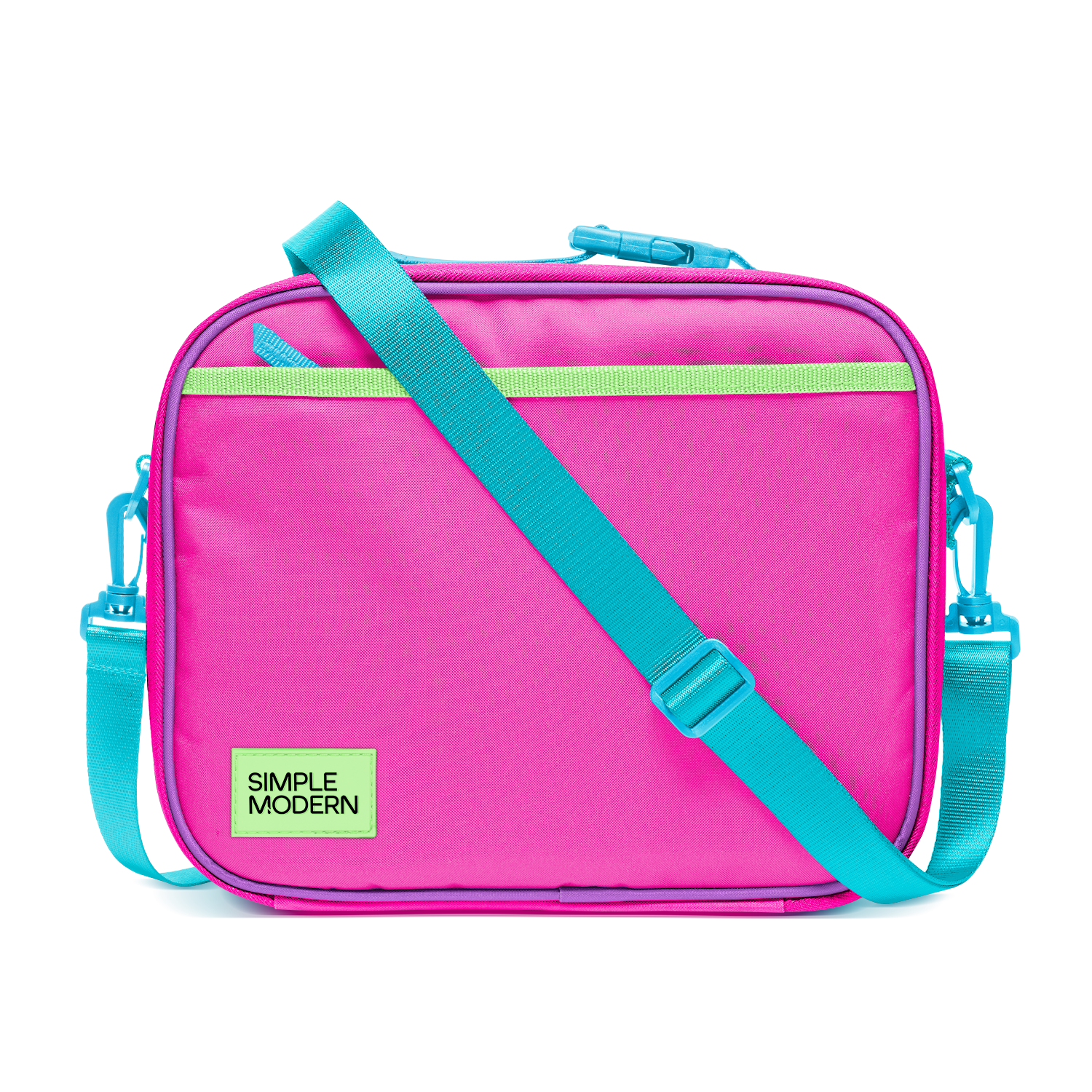 Hadley Lunch Bag with Shoulder Strap - 80s Mix