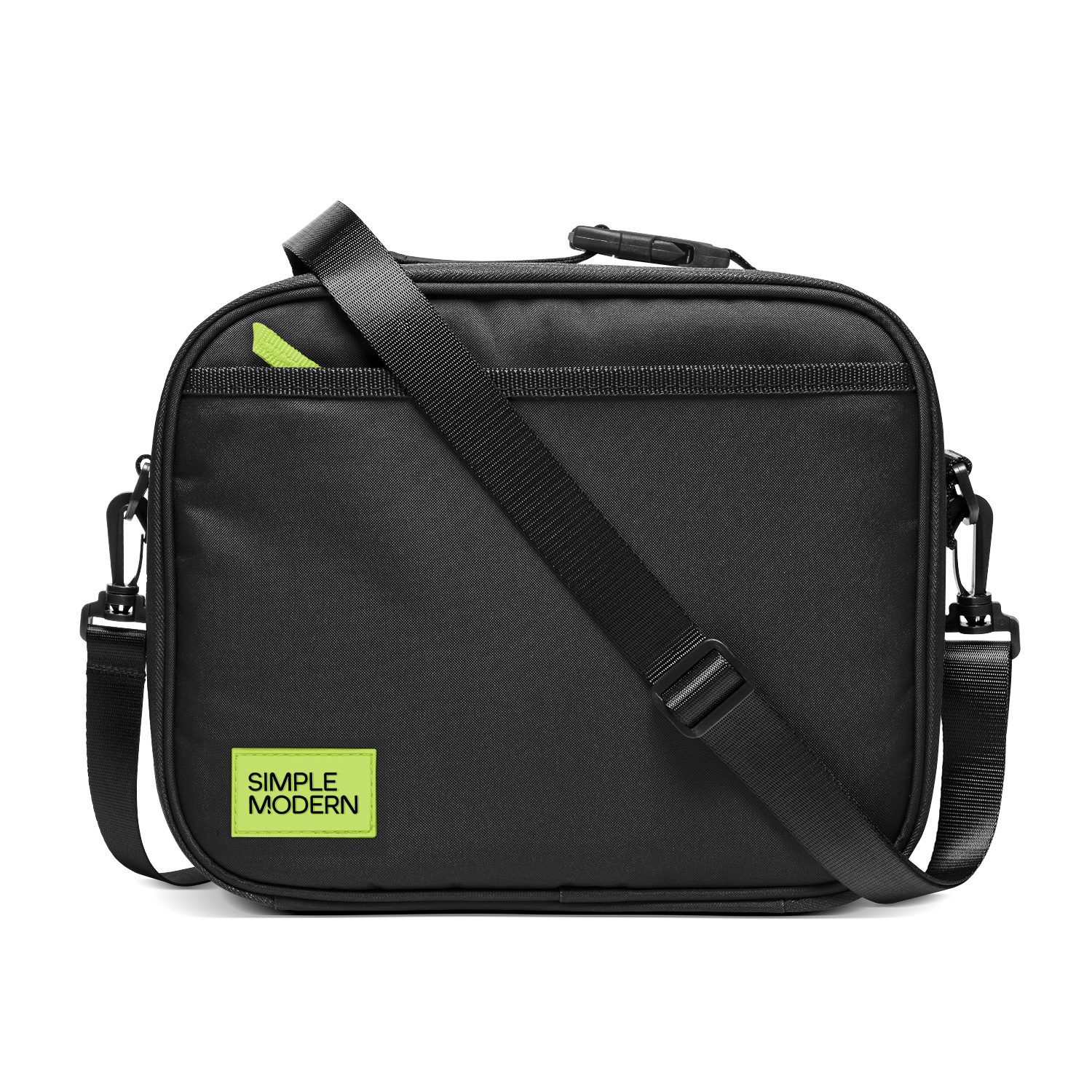 Hadley Lunch Bag with Shoulder Strap - Midnight Black
