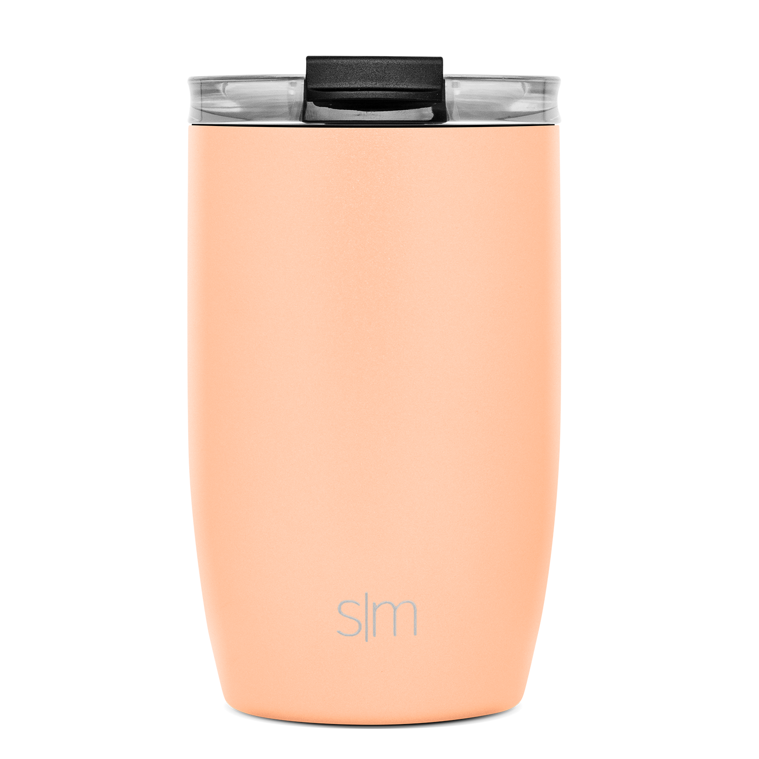 Voyager Tumbler with Clear Flip Lid & Straw - 12oz / Bellini / Flip