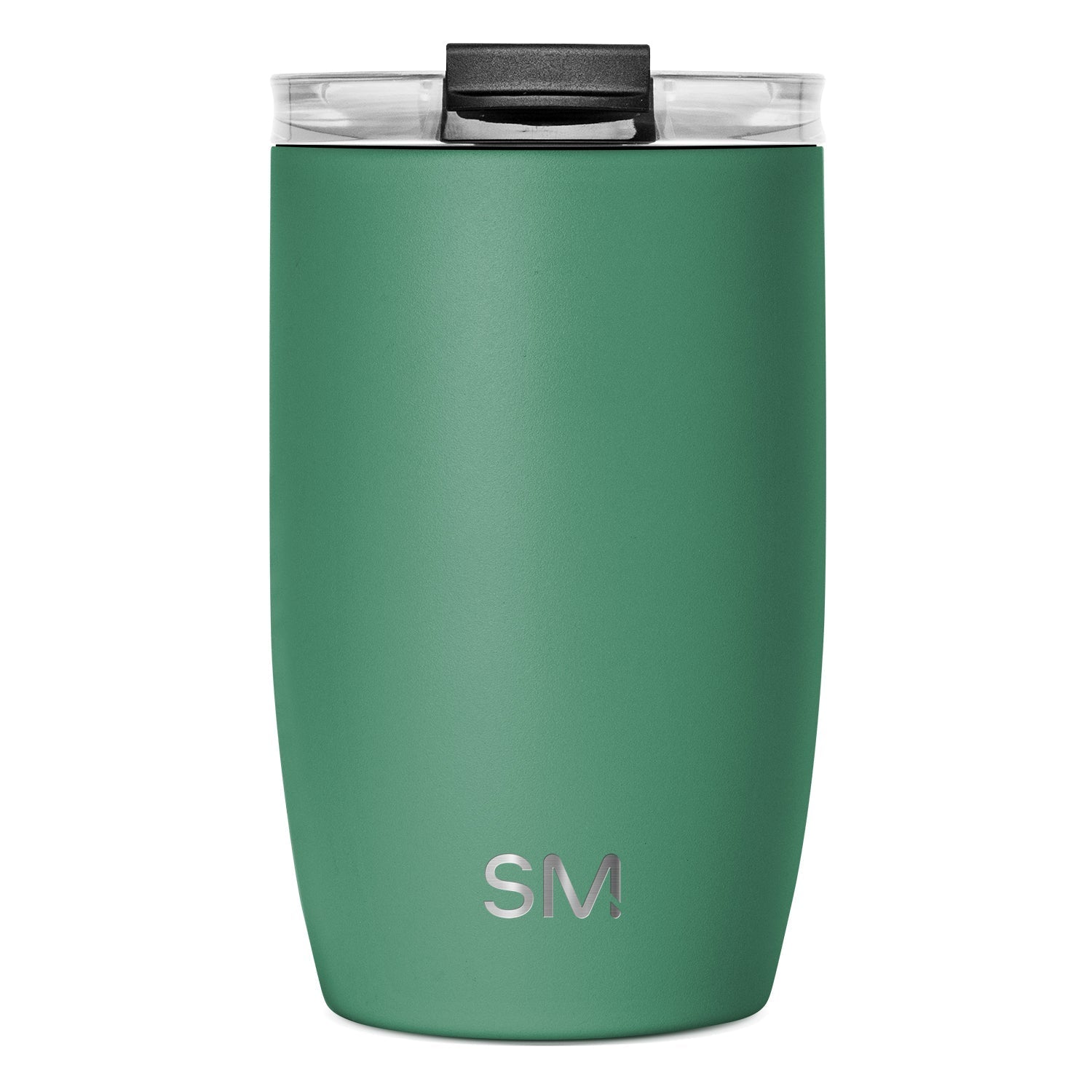 Voyager Tumbler with Clear Flip Lid & Straw - 12oz / Basil / Flip