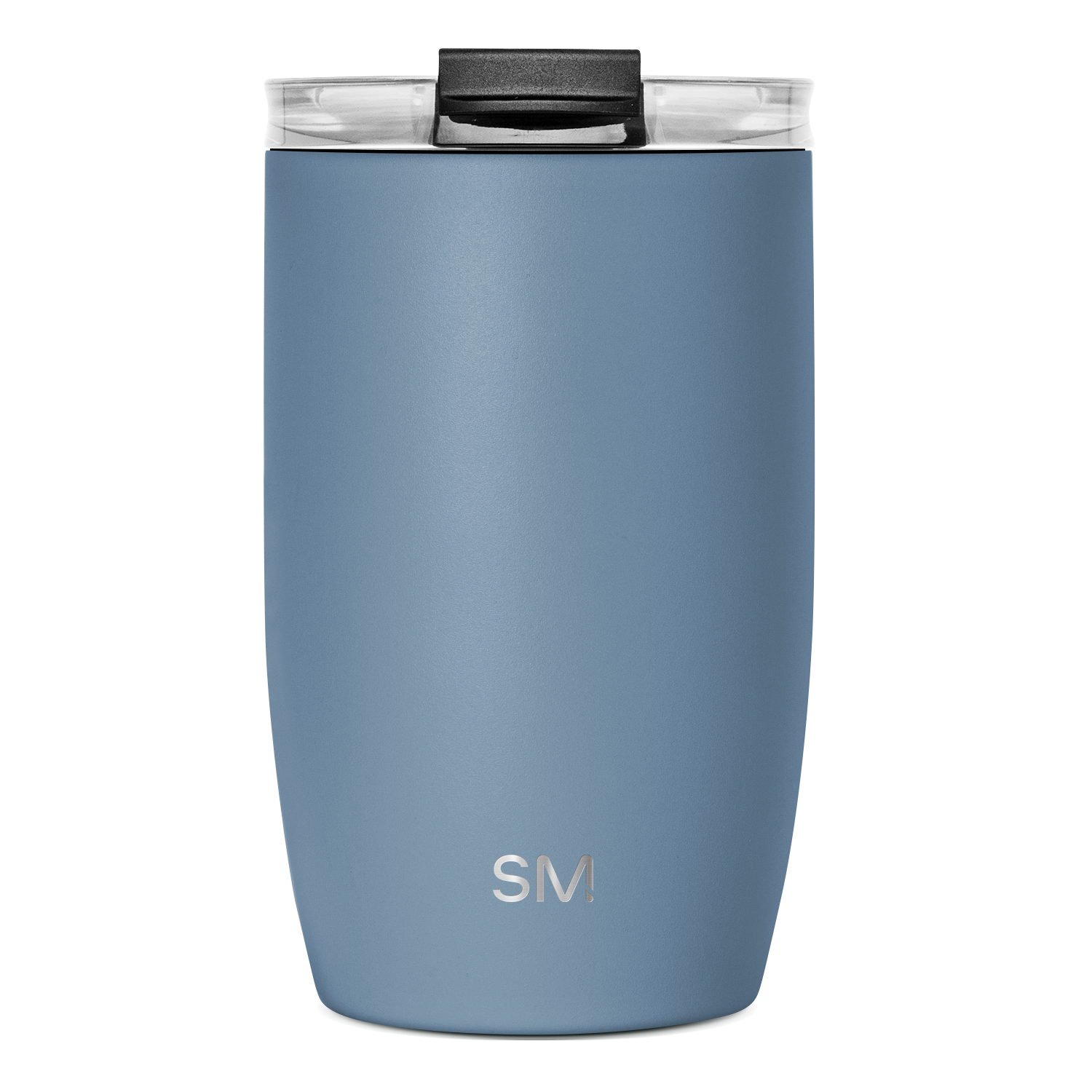 Voyager Tumbler with Clear Flip Lid & Straw - 12oz / Blue Dune / Flip + Straw