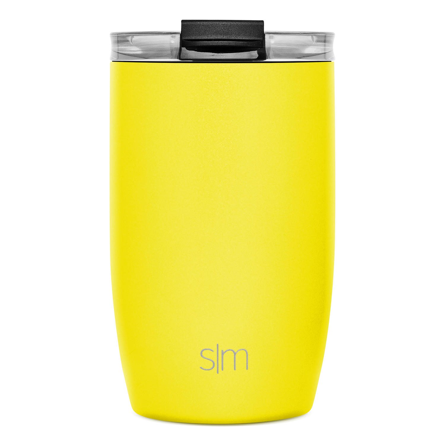 Voyager Tumbler with Clear Flip Lid & Straw - 12oz / Canary / Flip