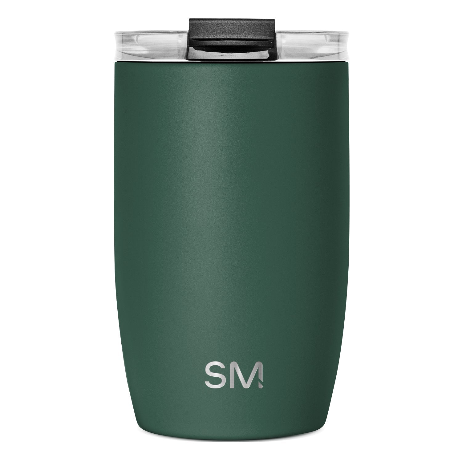 Voyager Tumbler with Clear Flip Lid & Straw - 12oz / Forest / Flip + Straw