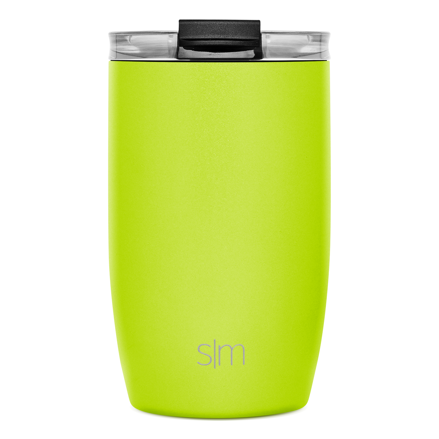 Voyager Tumbler with Clear Flip Lid & Straw - 12oz / Green Apple / Flip