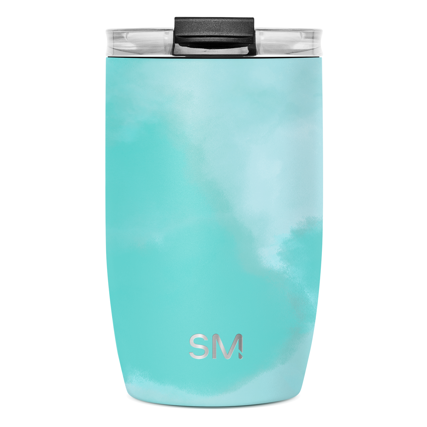 Voyager Tumbler with Clear Flip Lid & Straw - 12oz / Ocean Tide / Flip