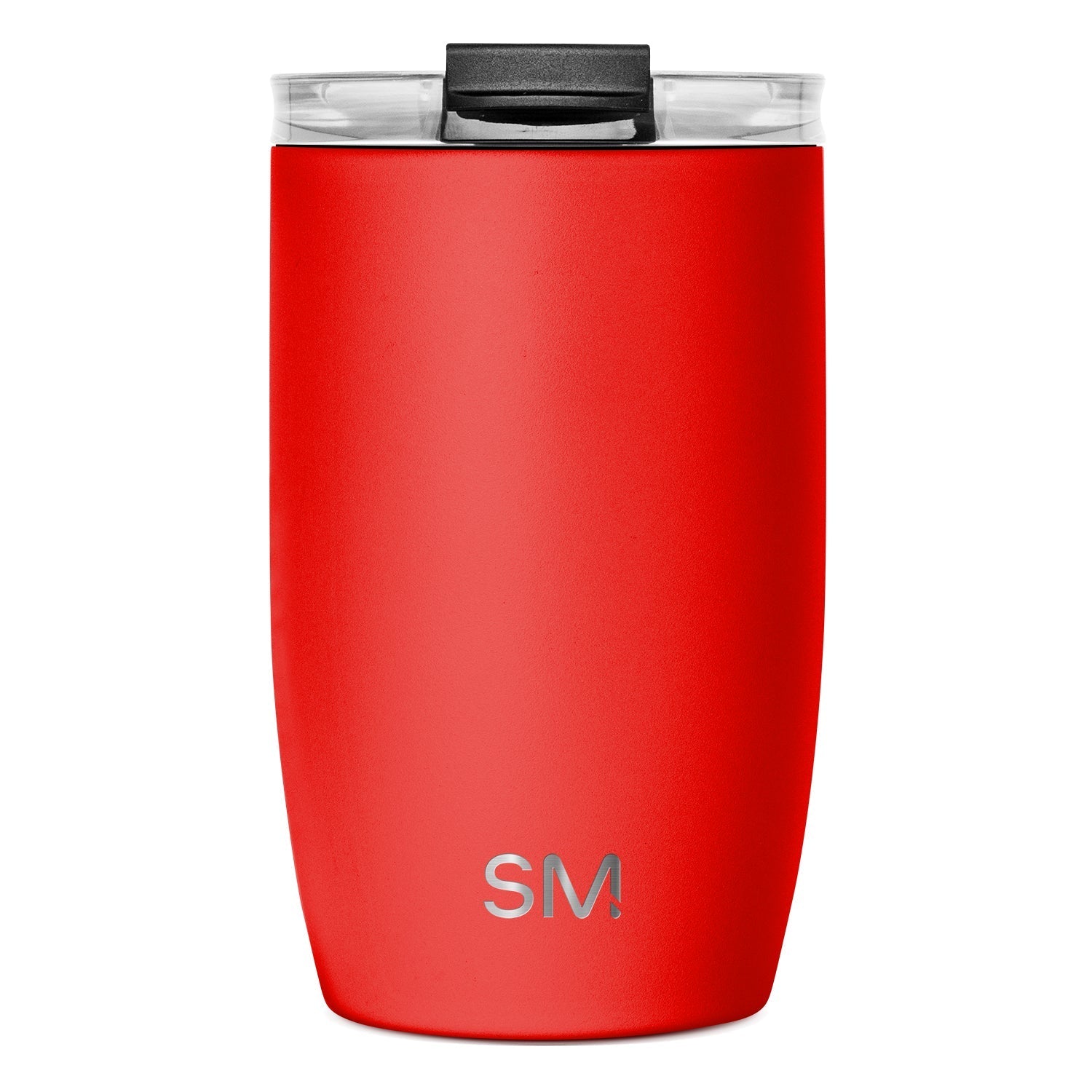 Voyager Tumbler with Clear Flip Lid & Straw - 12oz / Saffron / Flip
