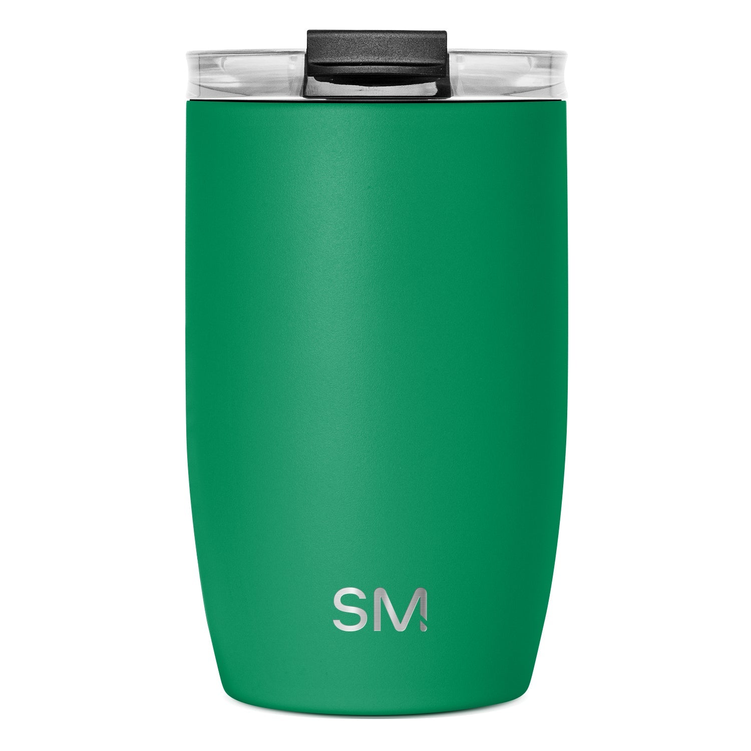 Voyager Tumbler with Clear Flip Lid & Straw - 12oz / Kelly Green / Flip + Straw