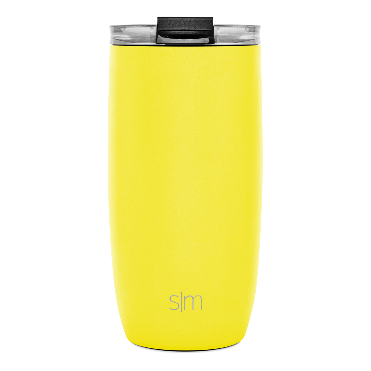 Voyager Tumbler with Clear Flip Lid & Straw - 16oz / Canary / Flip