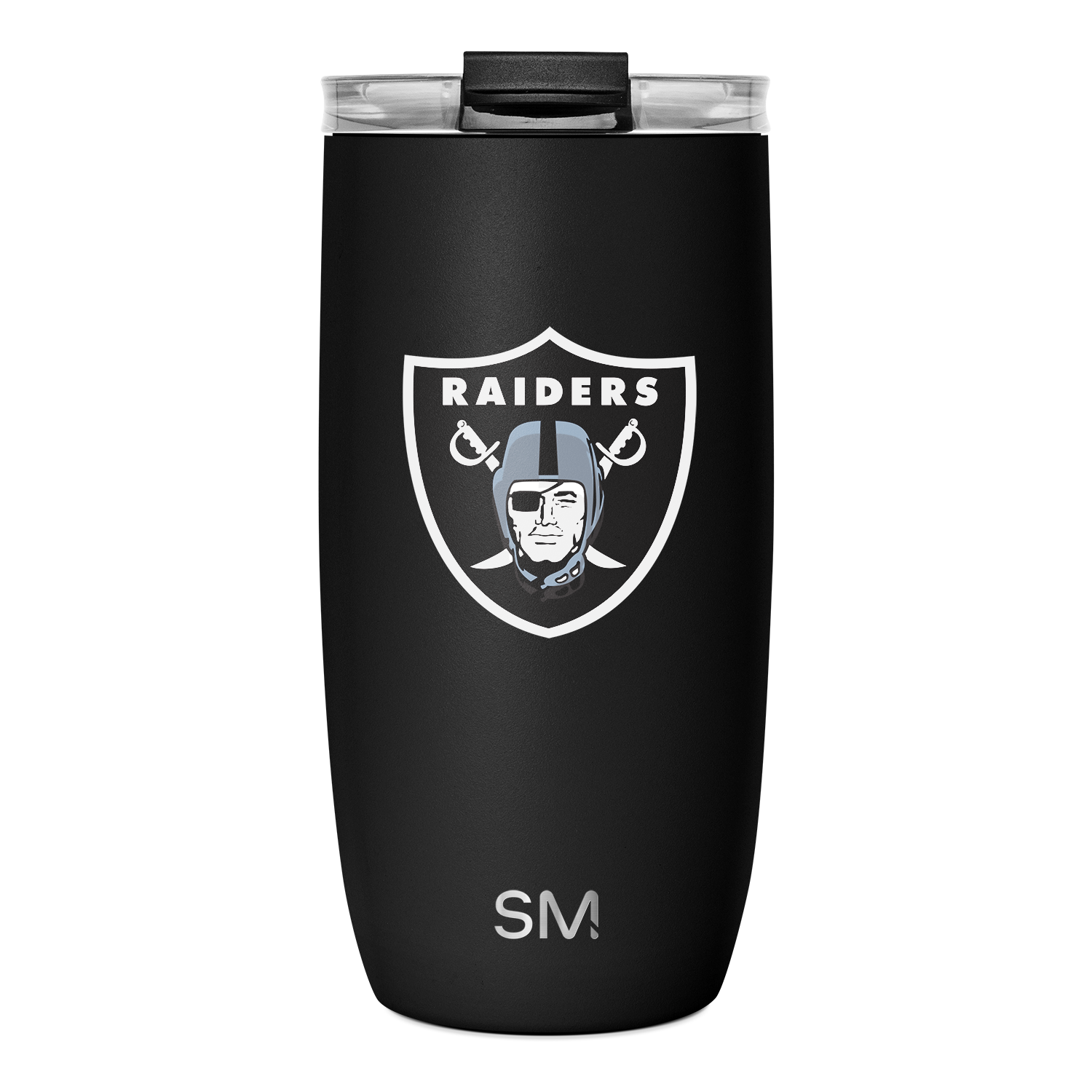 NFL Voyager Tumbler with Clear Flip Lid & Straw - Las Vegas Raiders