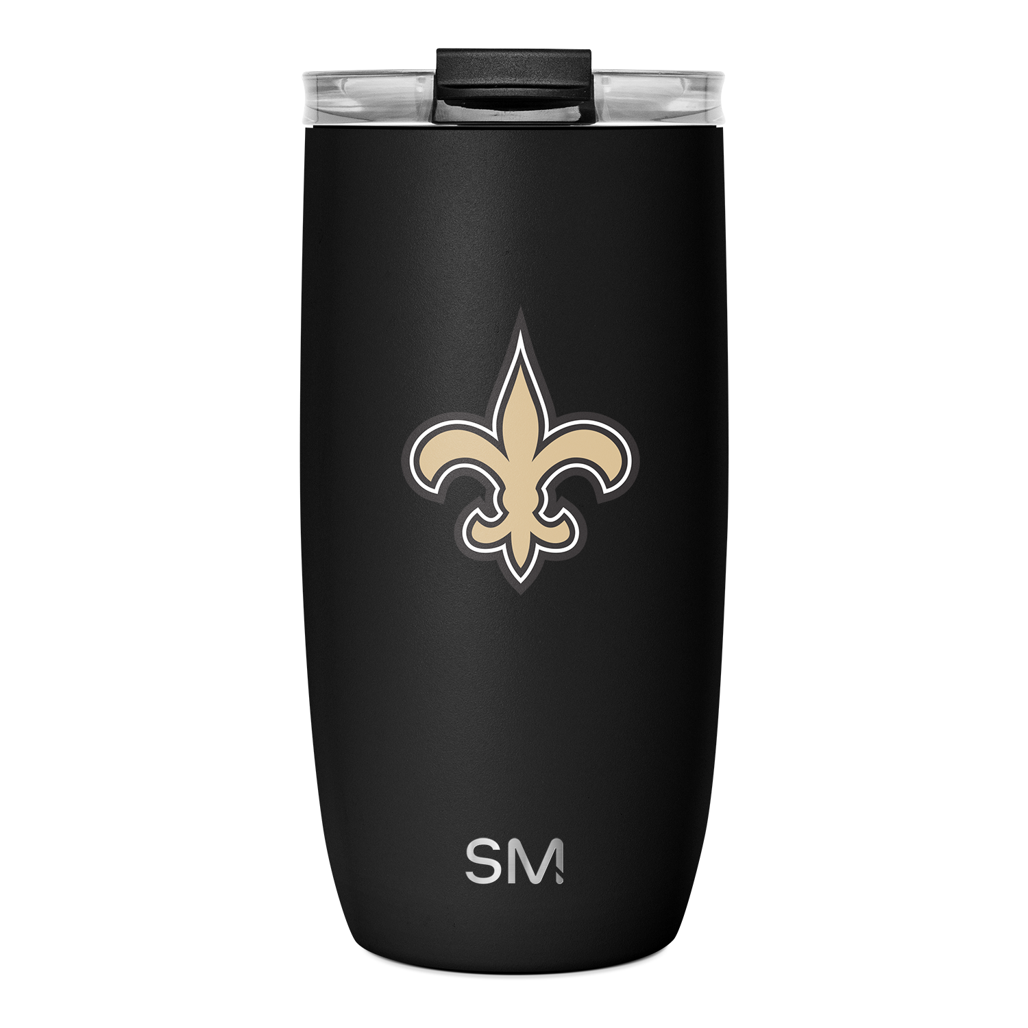 NFL Voyager Tumbler with Clear Flip Lid & Straw - New Orleans Saints