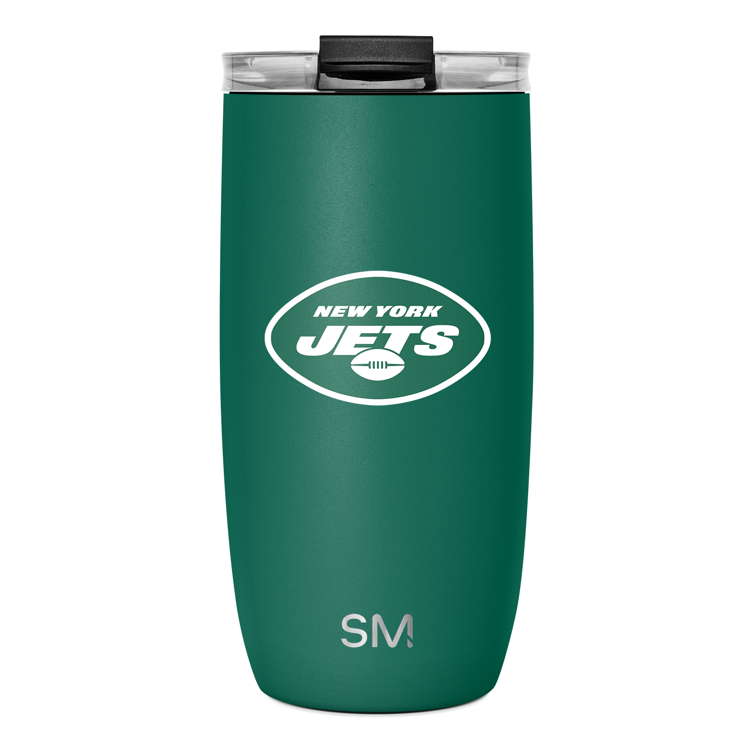 NFL Voyager Tumbler with Clear Flip Lid & Straw - New York Jets