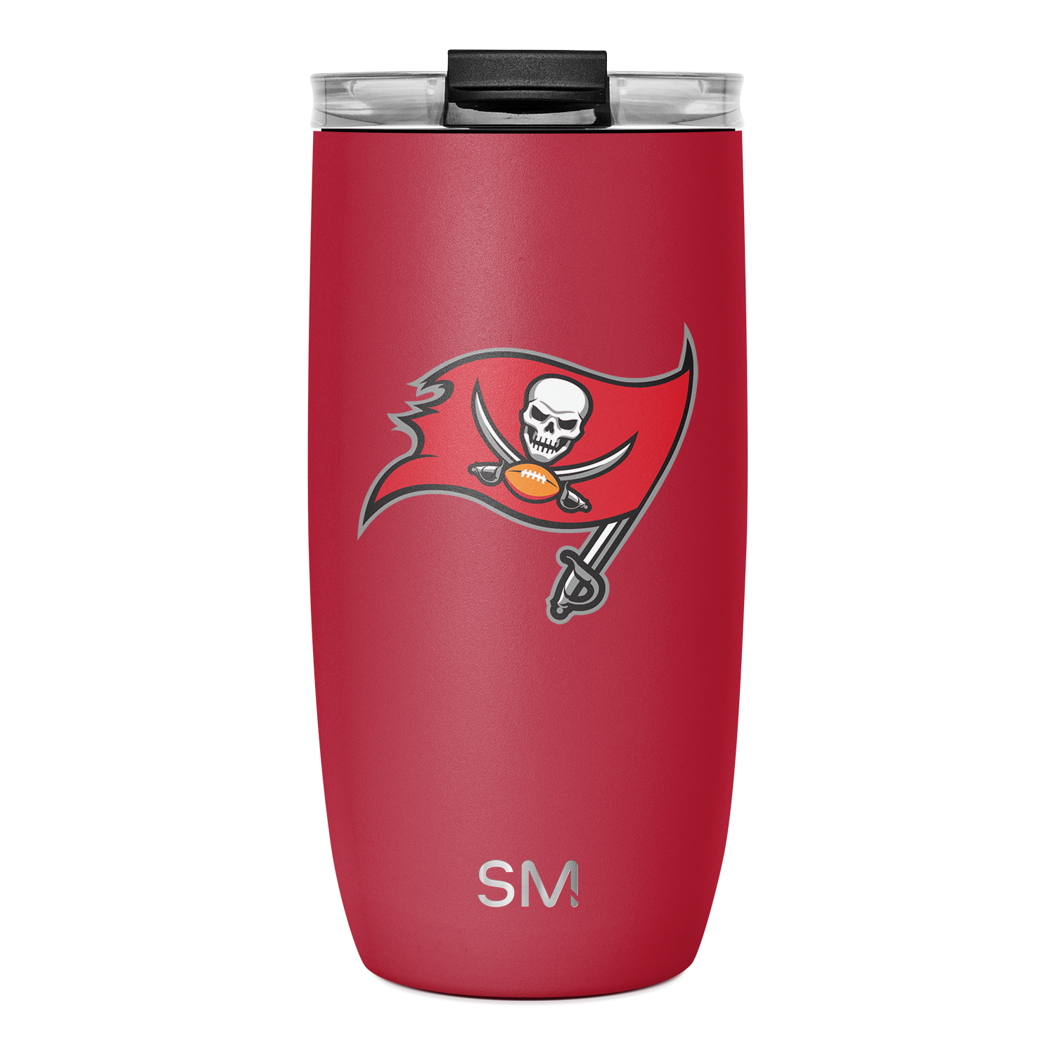 NFL Voyager Tumbler with Clear Flip Lid & Straw - Tampa Bay Buccaneers