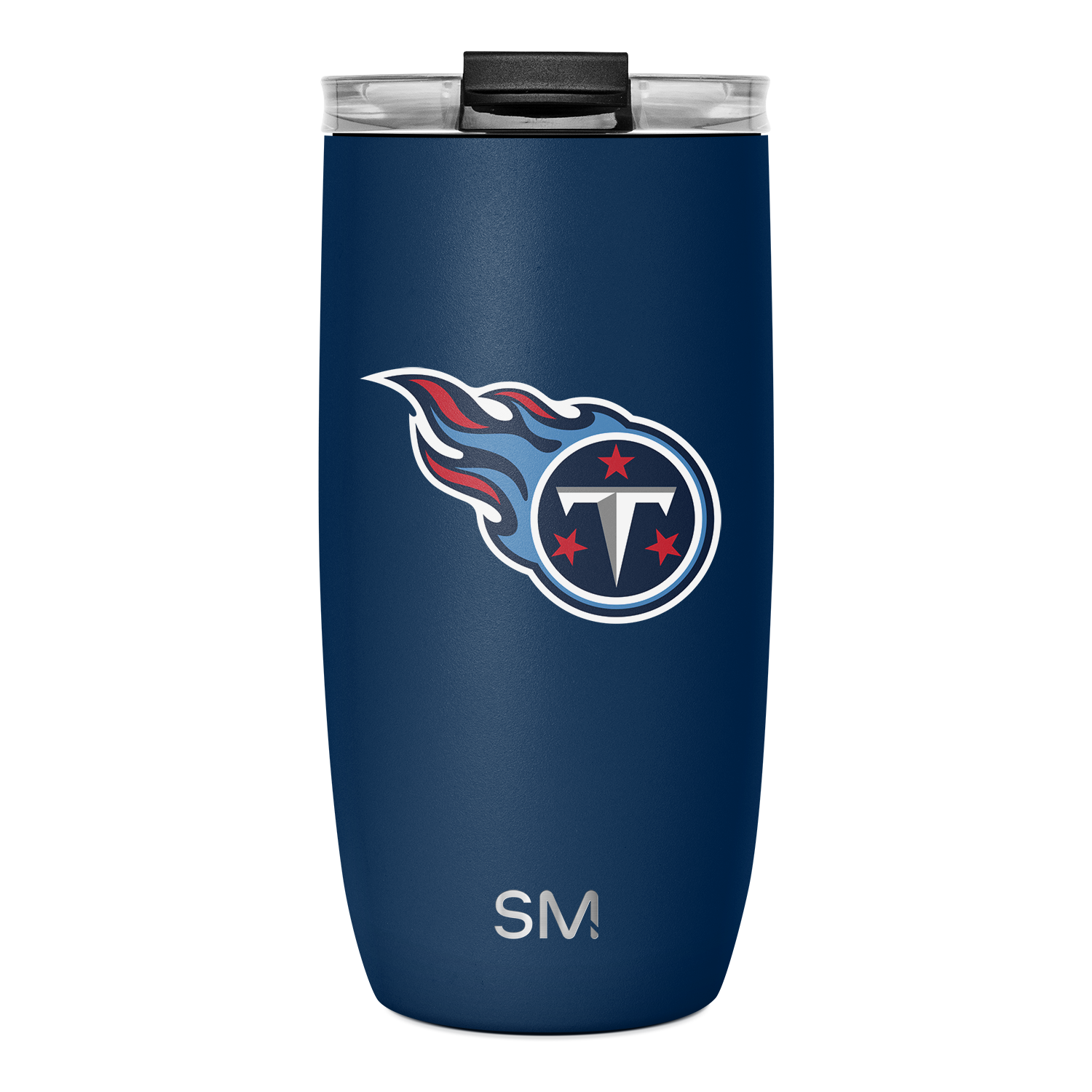 NFL Voyager Tumbler with Clear Flip Lid & Straw - Tennessee Titans