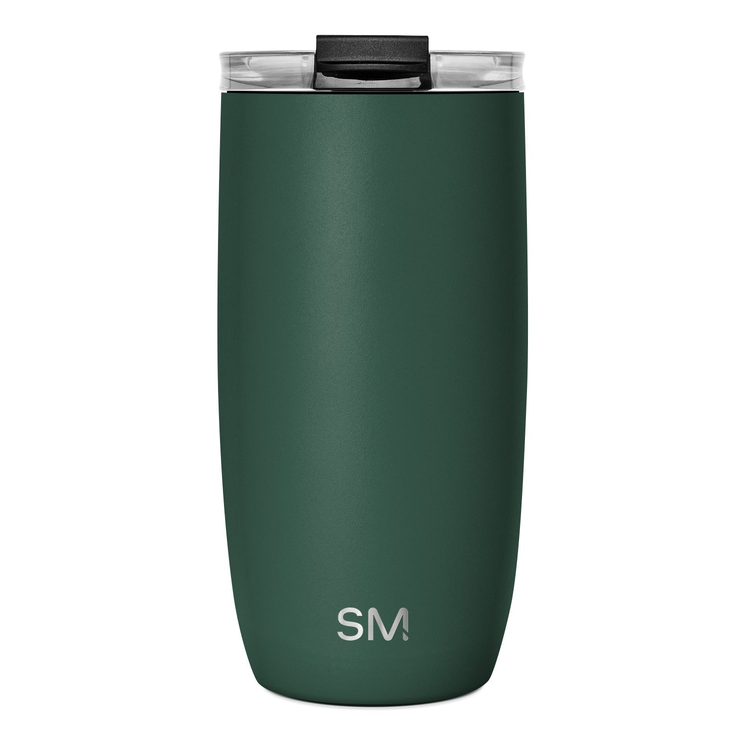 Voyager Tumbler with Clear Flip Lid & Straw - 16oz / Forest / Flip + Straw