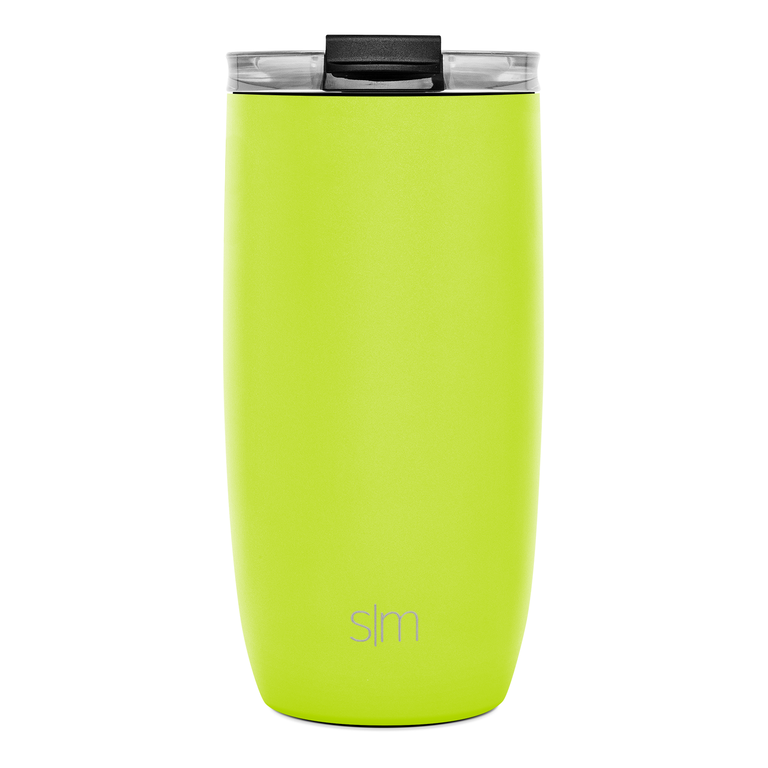 Voyager Tumbler with Clear Flip Lid & Straw - 16oz / Green Apple / Flip