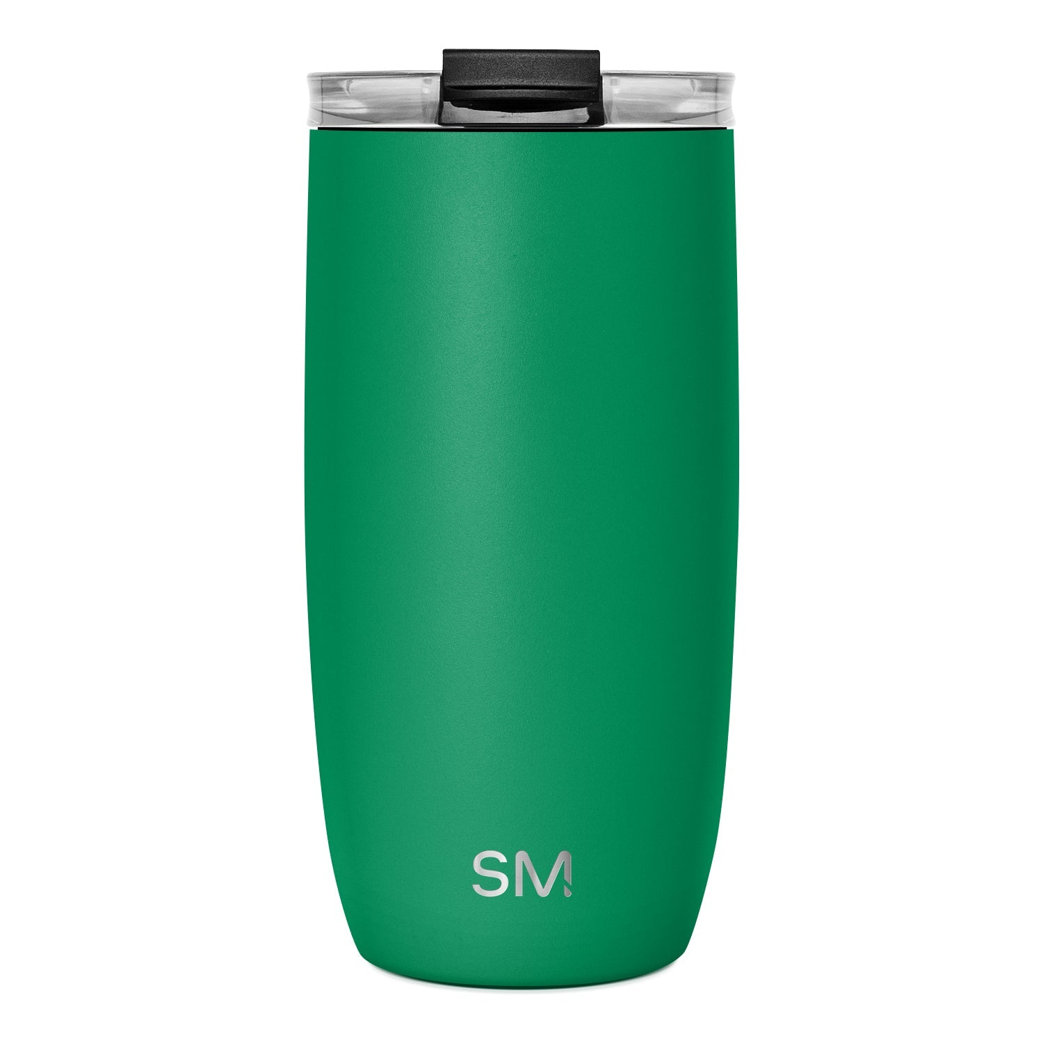 Voyager Tumbler with Clear Flip Lid & Straw - 16oz / Kelly Green / Flip + Straw