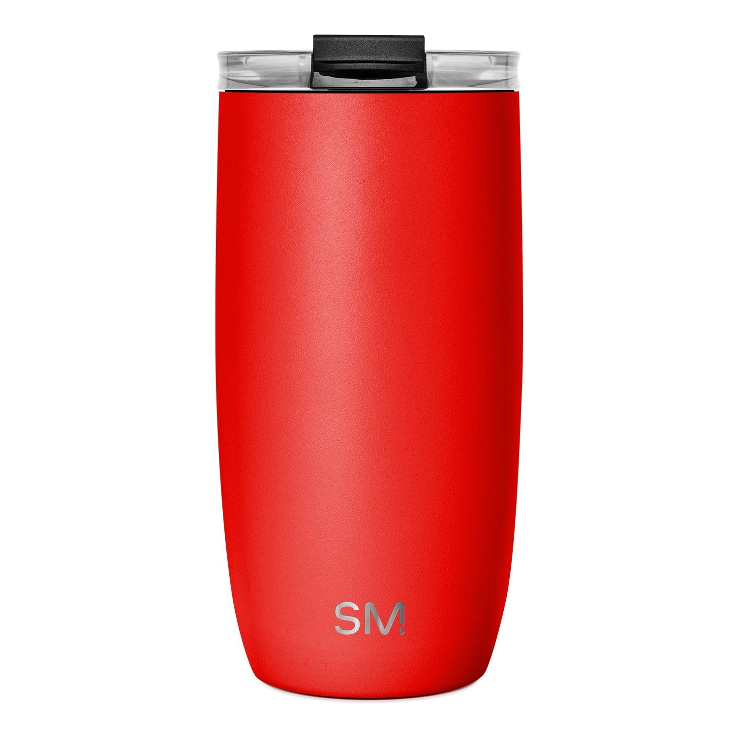 Voyager Tumbler with Clear Flip Lid & Straw - 16oz / Saffron / Flip