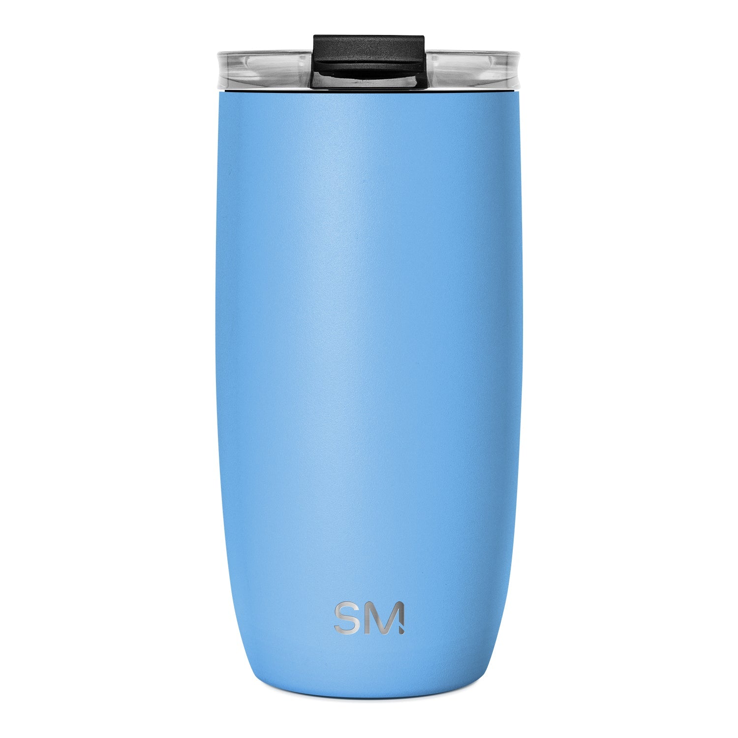 Voyager Tumbler with Clear Flip Lid & Straw - 16oz / Snow Day / Flip