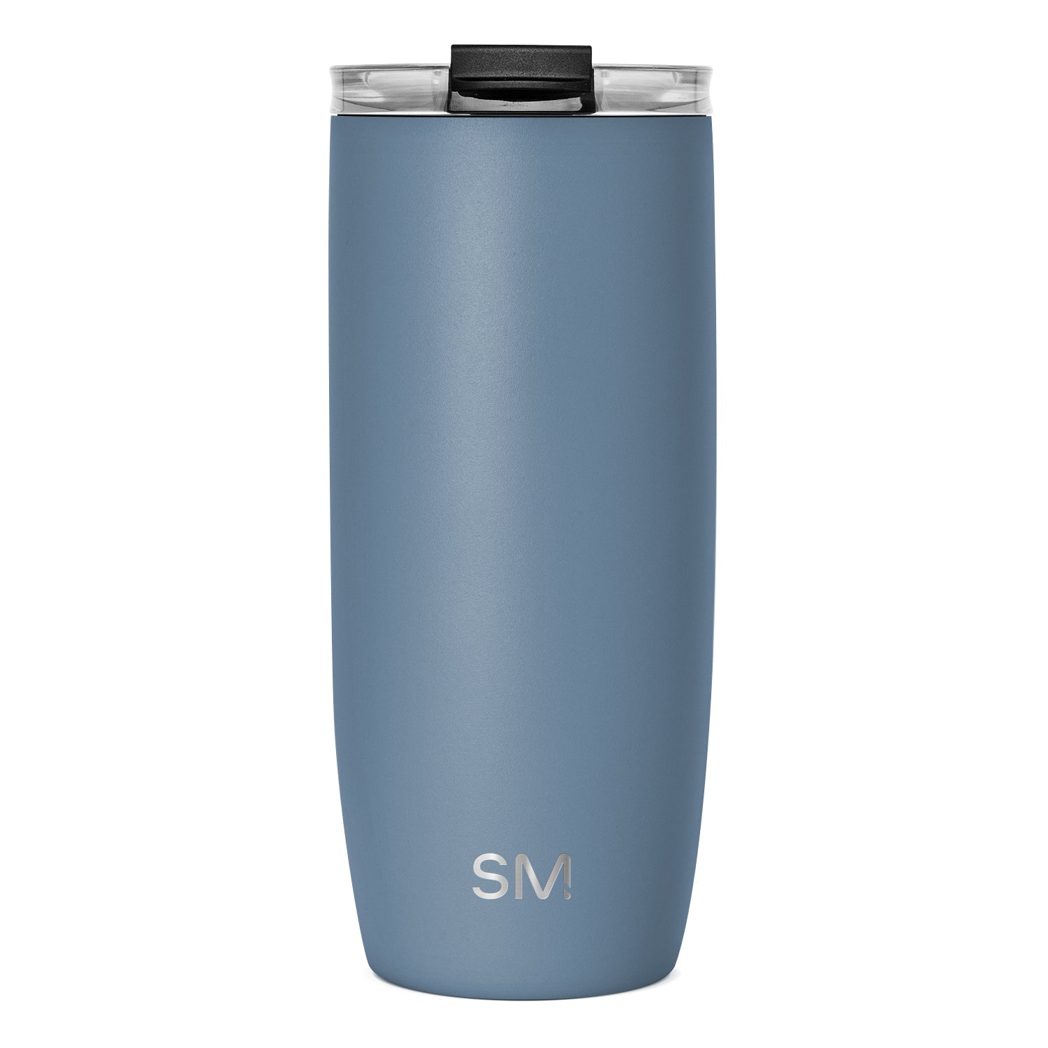 Voyager Tumbler with Clear Flip Lid & Straw - 20oz / Blue Dune / Flip + Straw