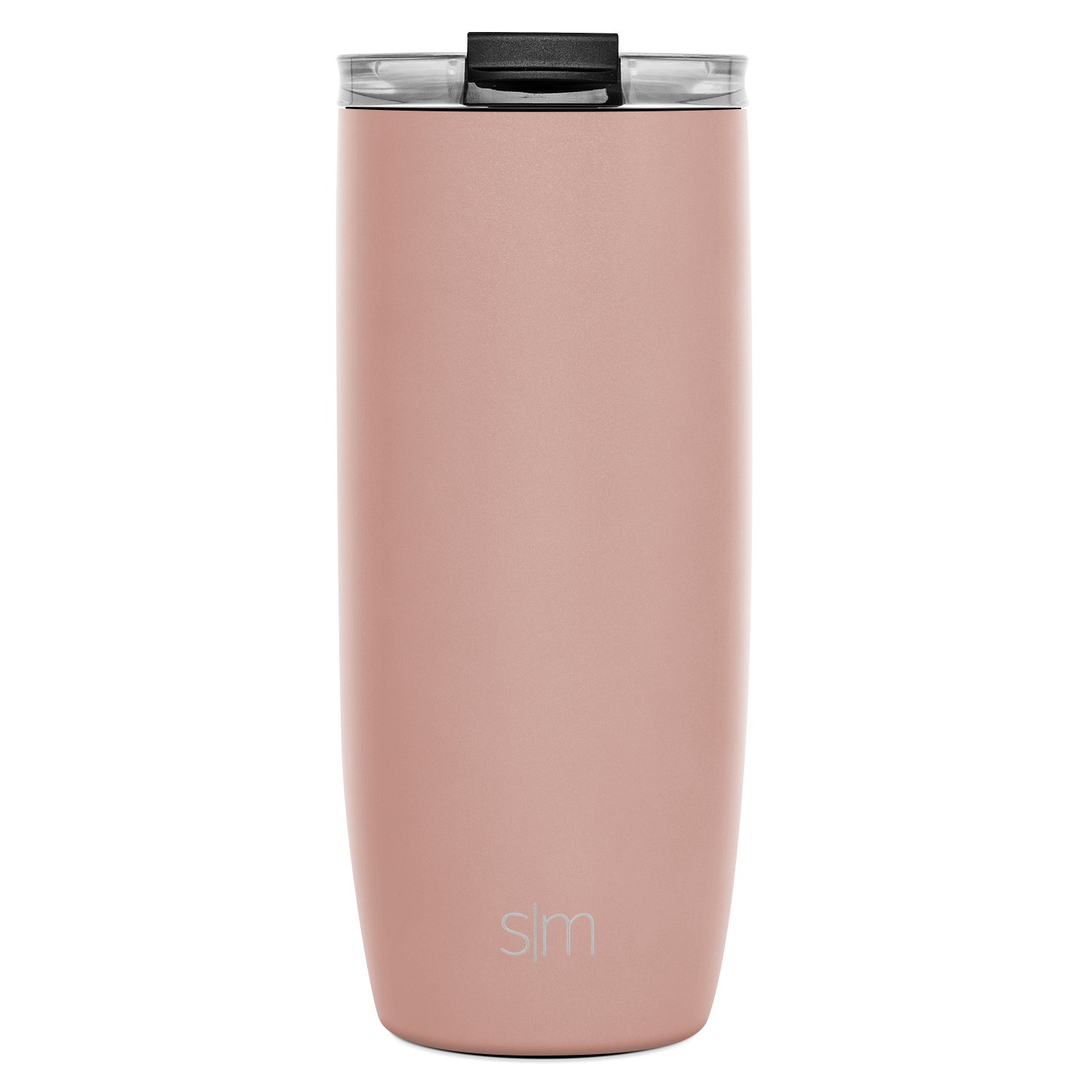 Voyager Tumbler with Clear Flip Lid & Straw - 20oz / Mauve Me / Flip + Straw