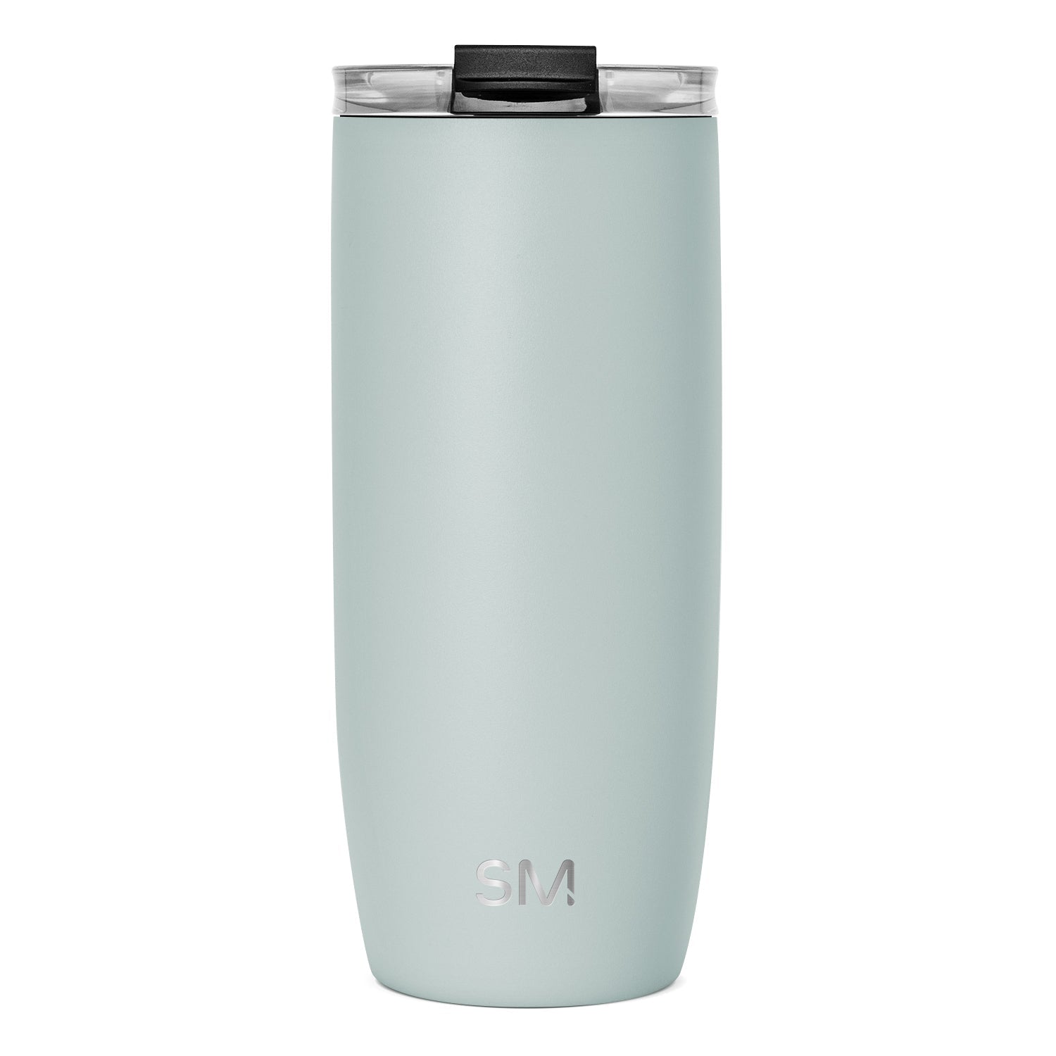 Voyager Tumbler with Clear Flip Lid & Straw - 20oz / Sea Glass Sage / Flip + Straw
