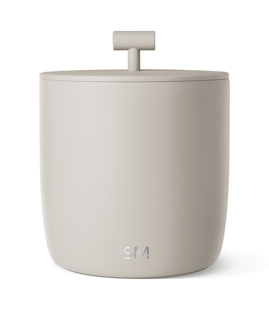 Rocks Ice Bucket - Almond Birch