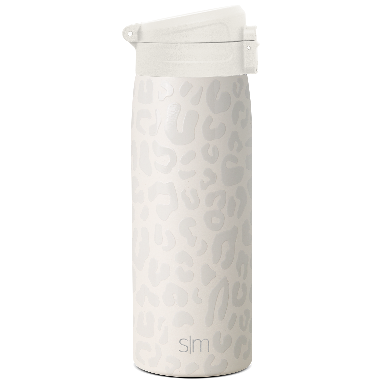 Kona Travel Mug with Locking Flip Lid - 16oz / Cream Leopard