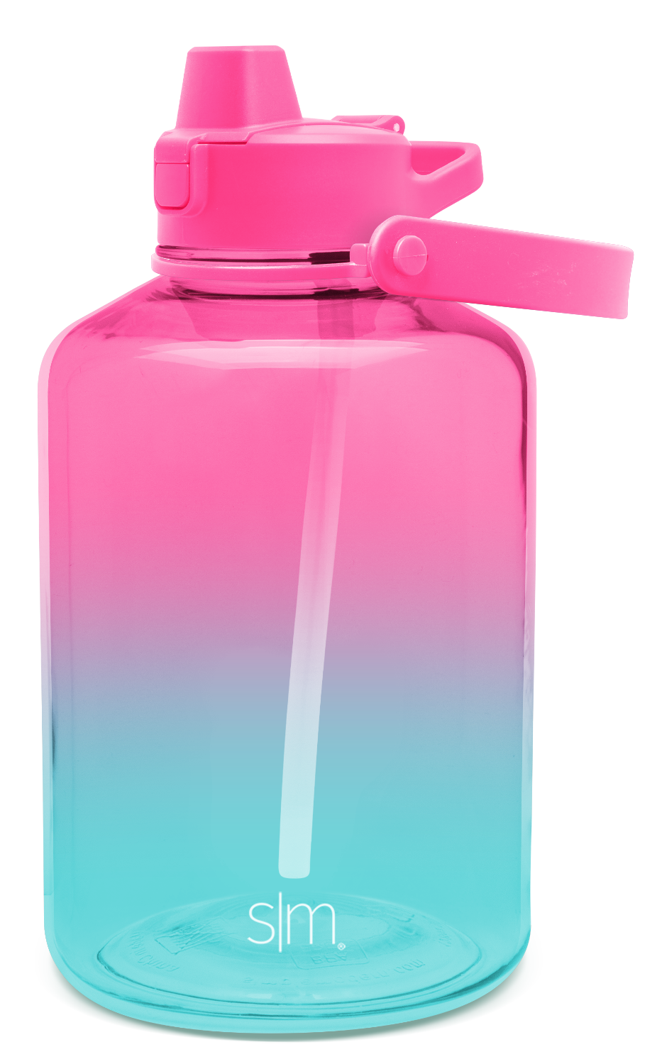 Plastic Summit With Simple Flip Silicone Straw Lid - 64oz / Sorbet