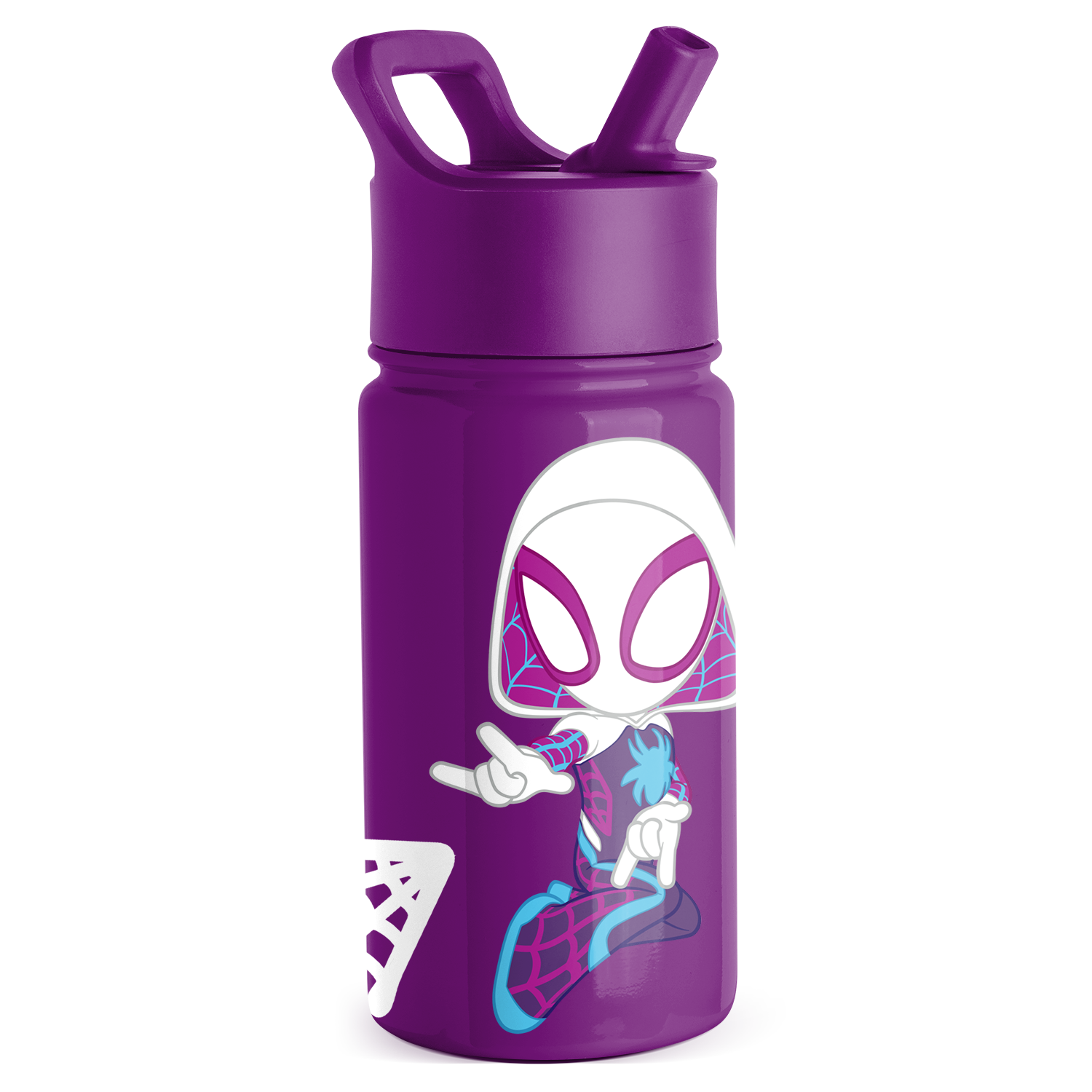 Summit Kids Water Bottle with Straw Lid - 14oz - Gwen Stacy / Straw / SM
