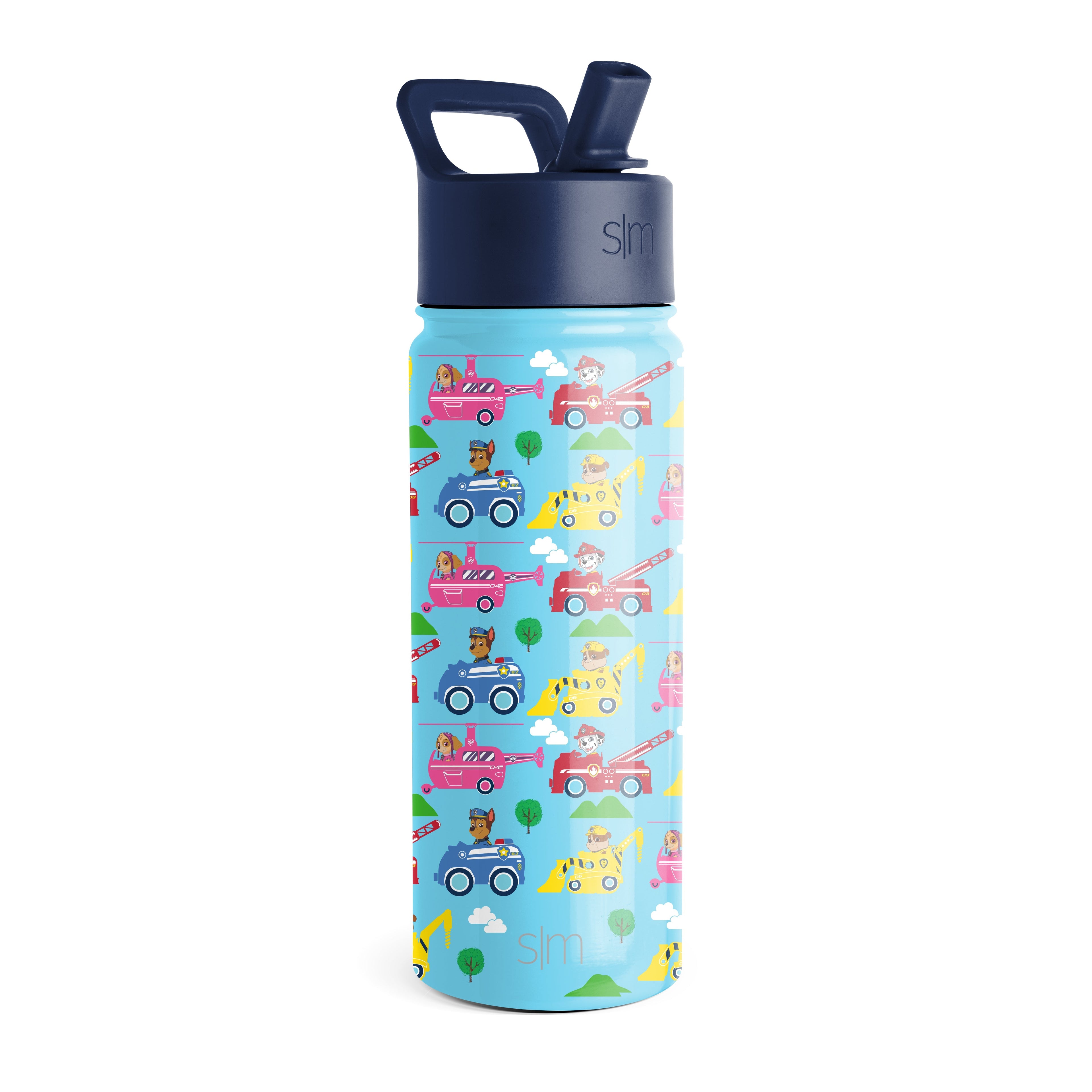 Summit Kids Water Bottle with Straw Lid - 18oz - SM - Paw Patrol Adventures