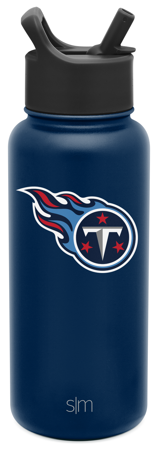 NFL Summit Insulated Water Bottle with Straw Lid - Tennessee Titans / SM