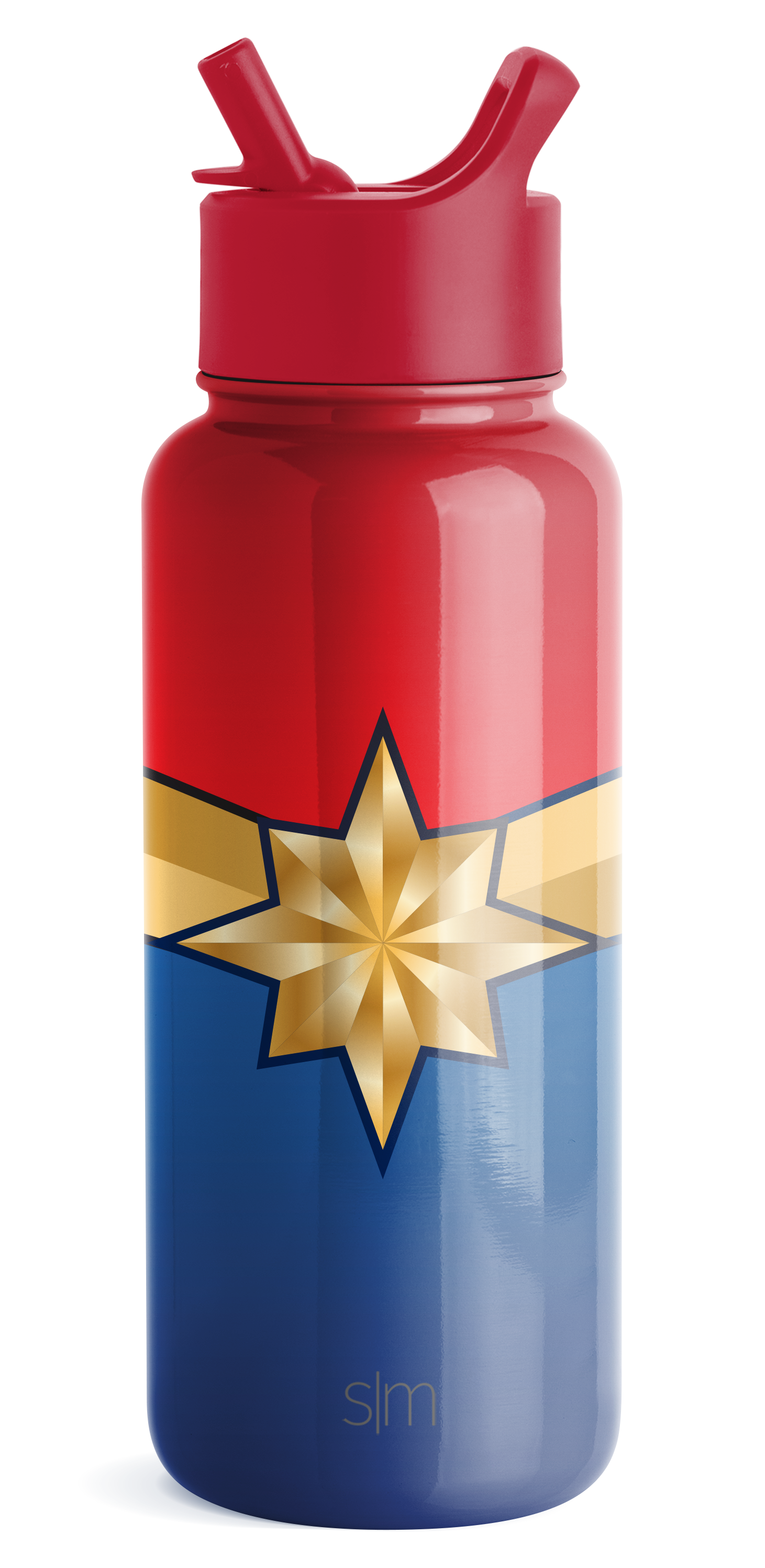 Marvel Summit Water Bottle - Captain Marvel