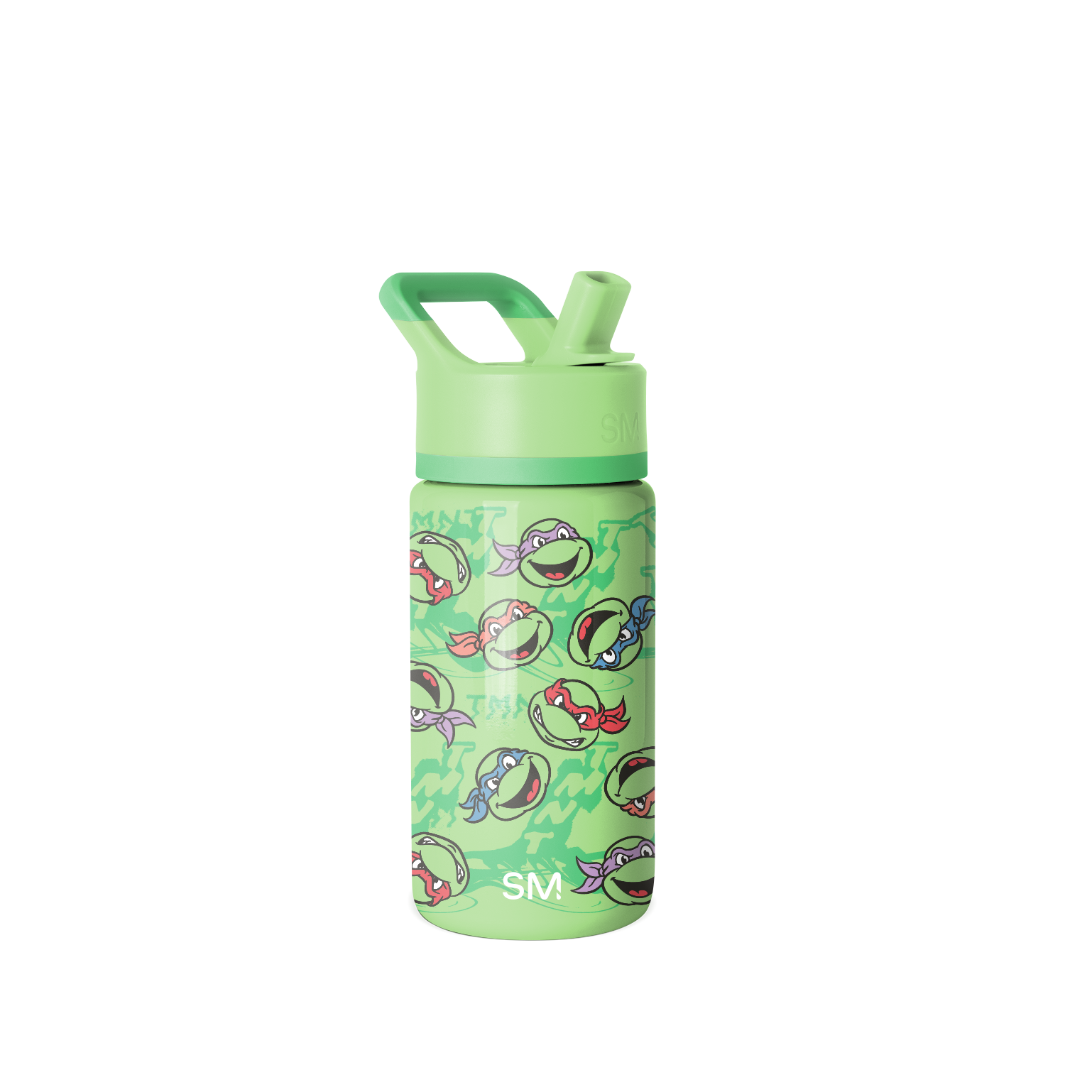Summit Kids Water Bottle with Straw Lid - 14oz - TMNT Mutant Ooze / Straw / SM2