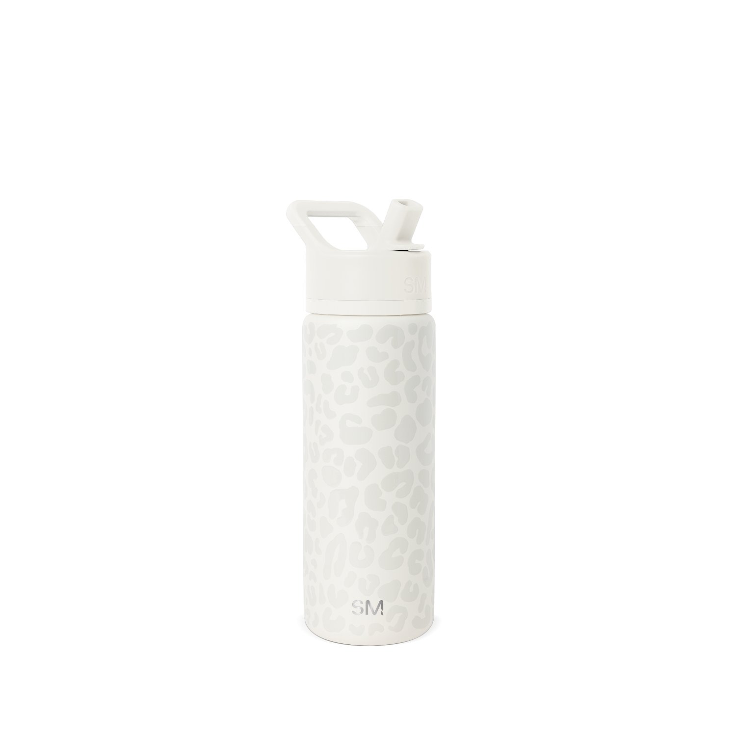 Summit Kids Water Bottle with Straw Lid - 18oz - SM2 - Cream Leopard