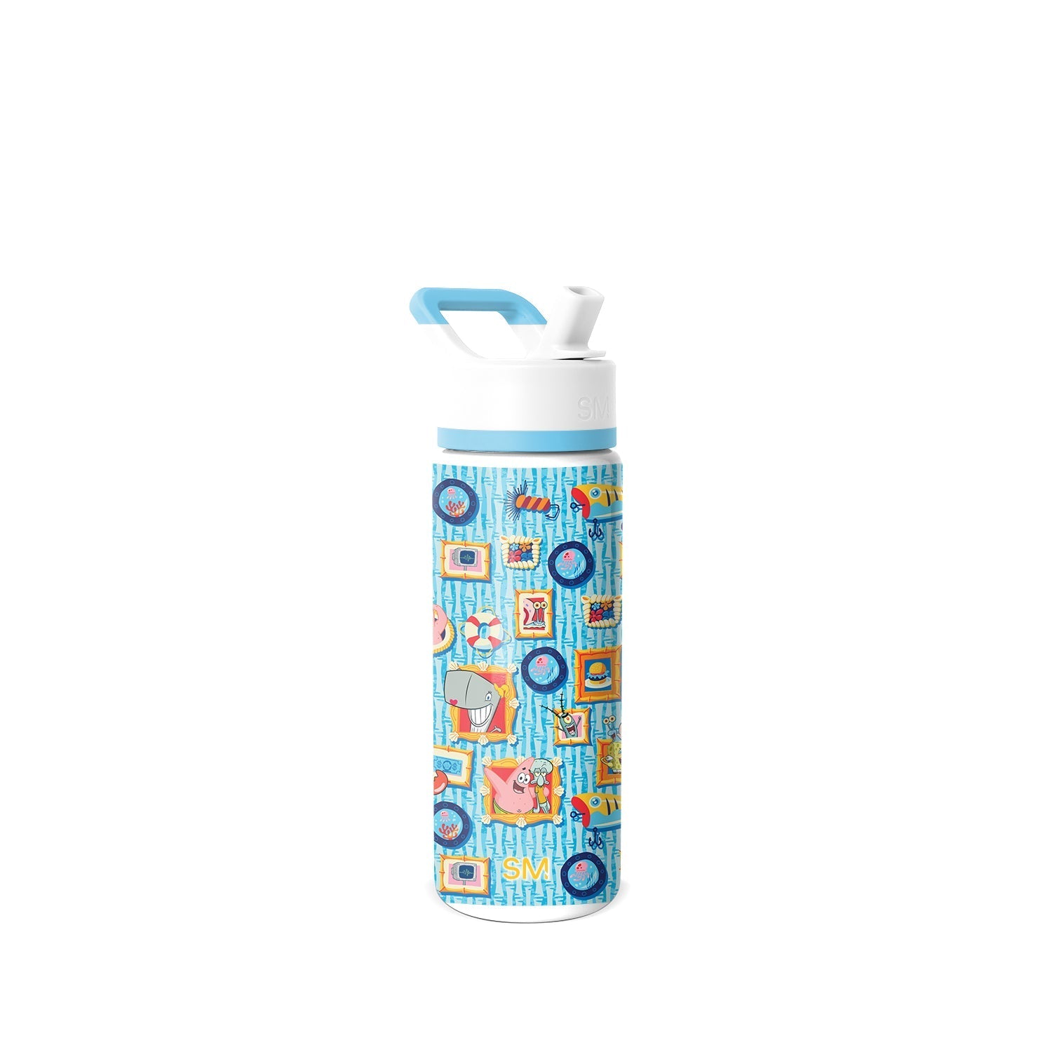 Summit Kids Water Bottle with Straw Lid - 18oz - SM2 - SpongeBob Portrait