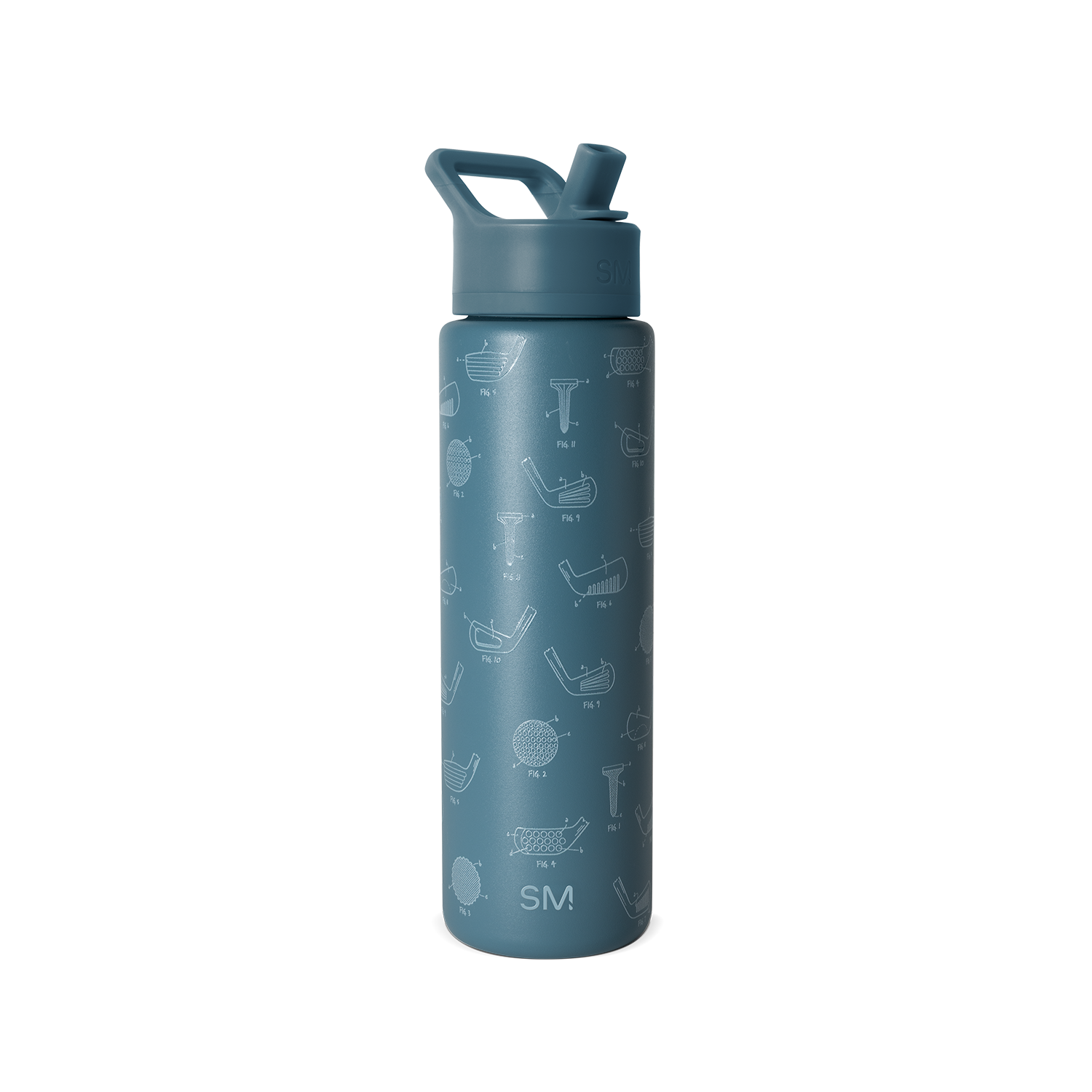 Summit Water Bottle with Straw Lid - 30oz / Golf Schematics