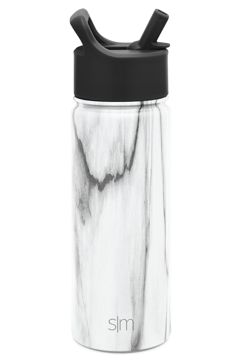 Summit Kids Water Bottle with Straw Lid - 18oz - SMC - Carrara Marble