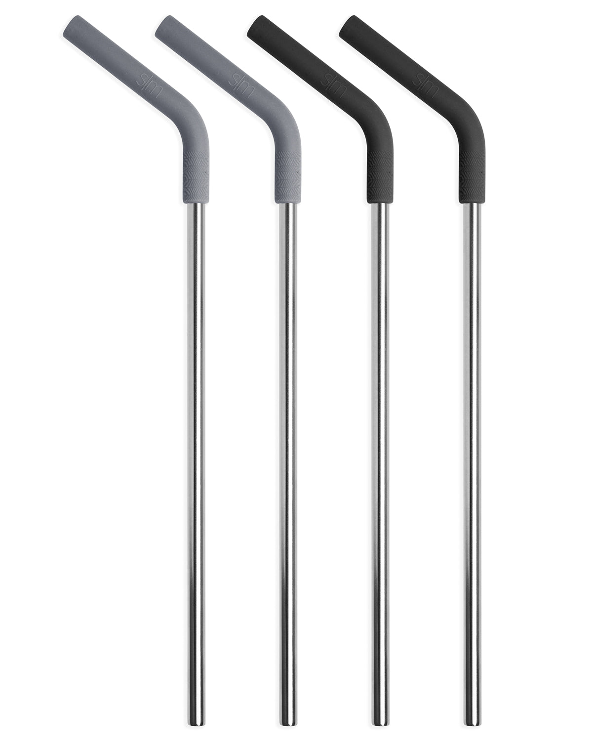 Stainless Steel Reusable Straws with Silicone Tips - Straw Assortment 1