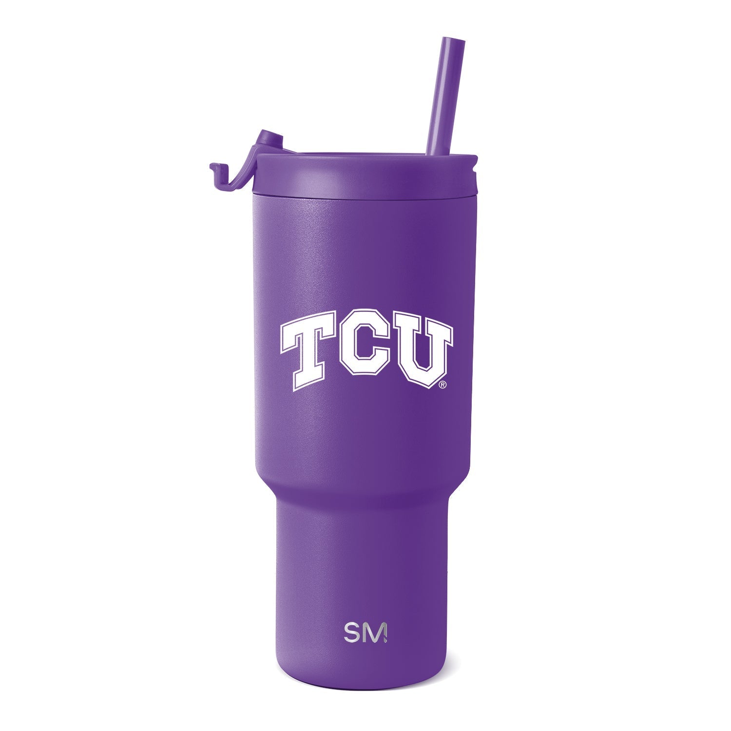 Collegiate Trek Tumbler - 30oz / TCU / Flip + Straw / M