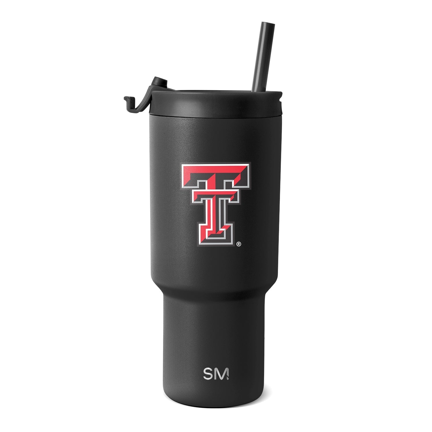 Collegiate Trek Tumbler - 30oz / Texas Tech / Flip + Straw