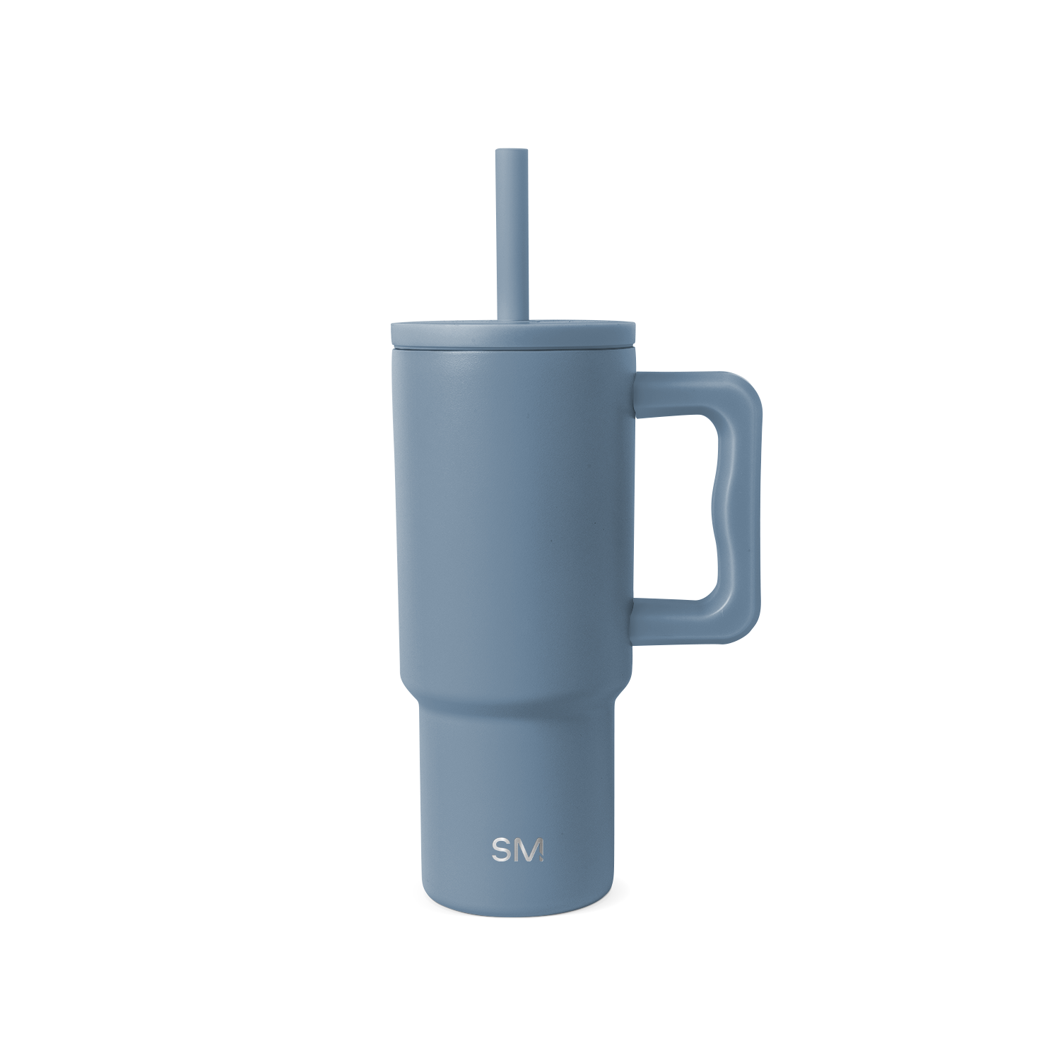 Trek Kids Tumbler with Silicone Straw Lid - 24oz / Blue Dune