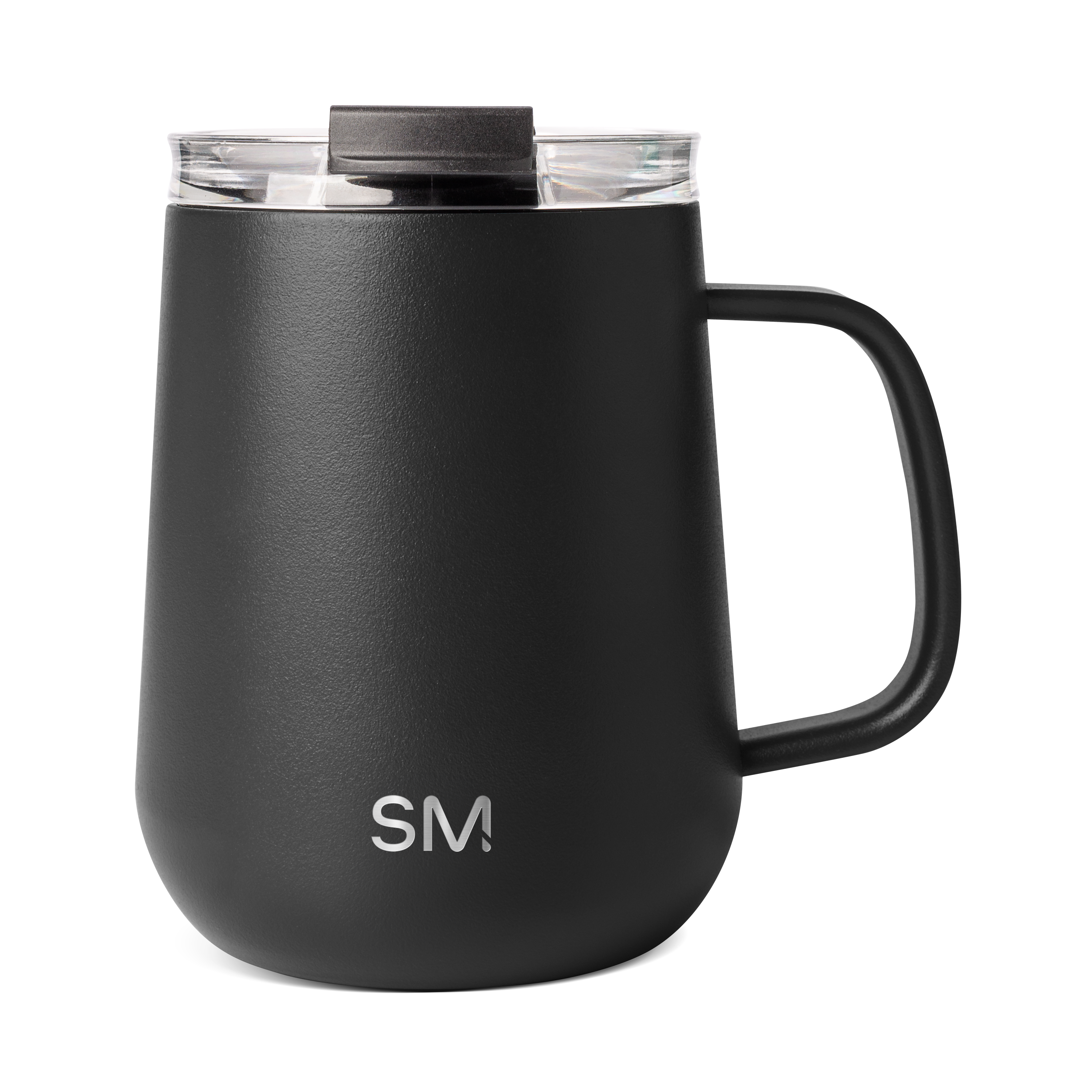 Voyager Coffee Mug with Handle - 12 oz - Midnight Black