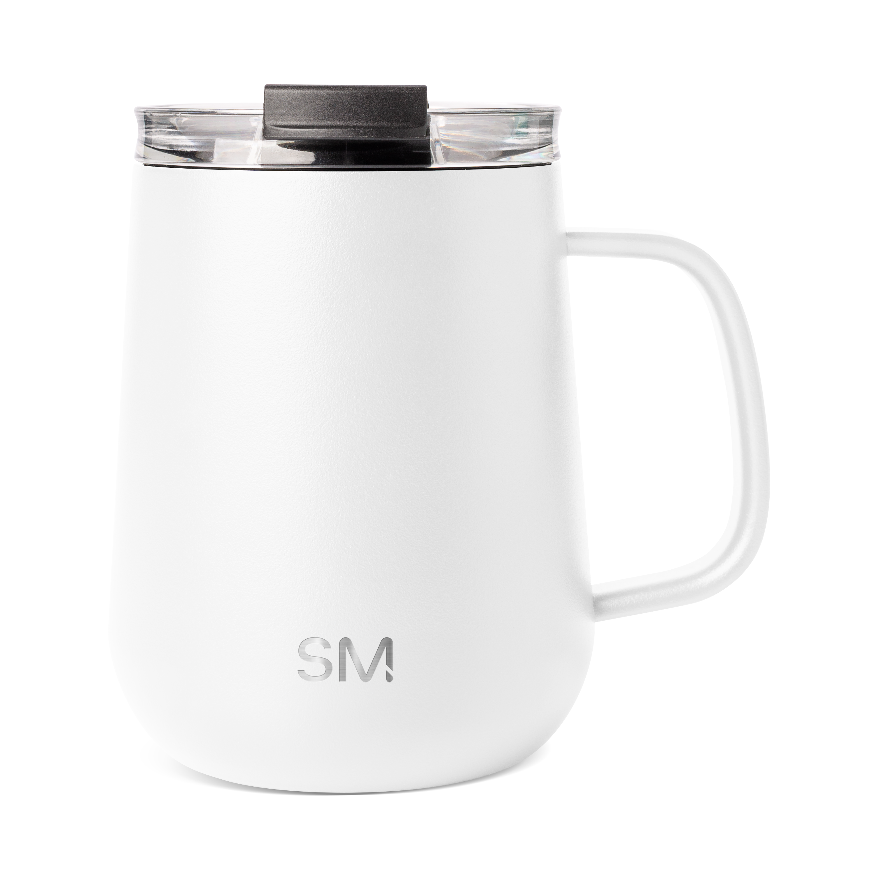 Voyager Coffee Mug with Handle - 12 oz - Winter White